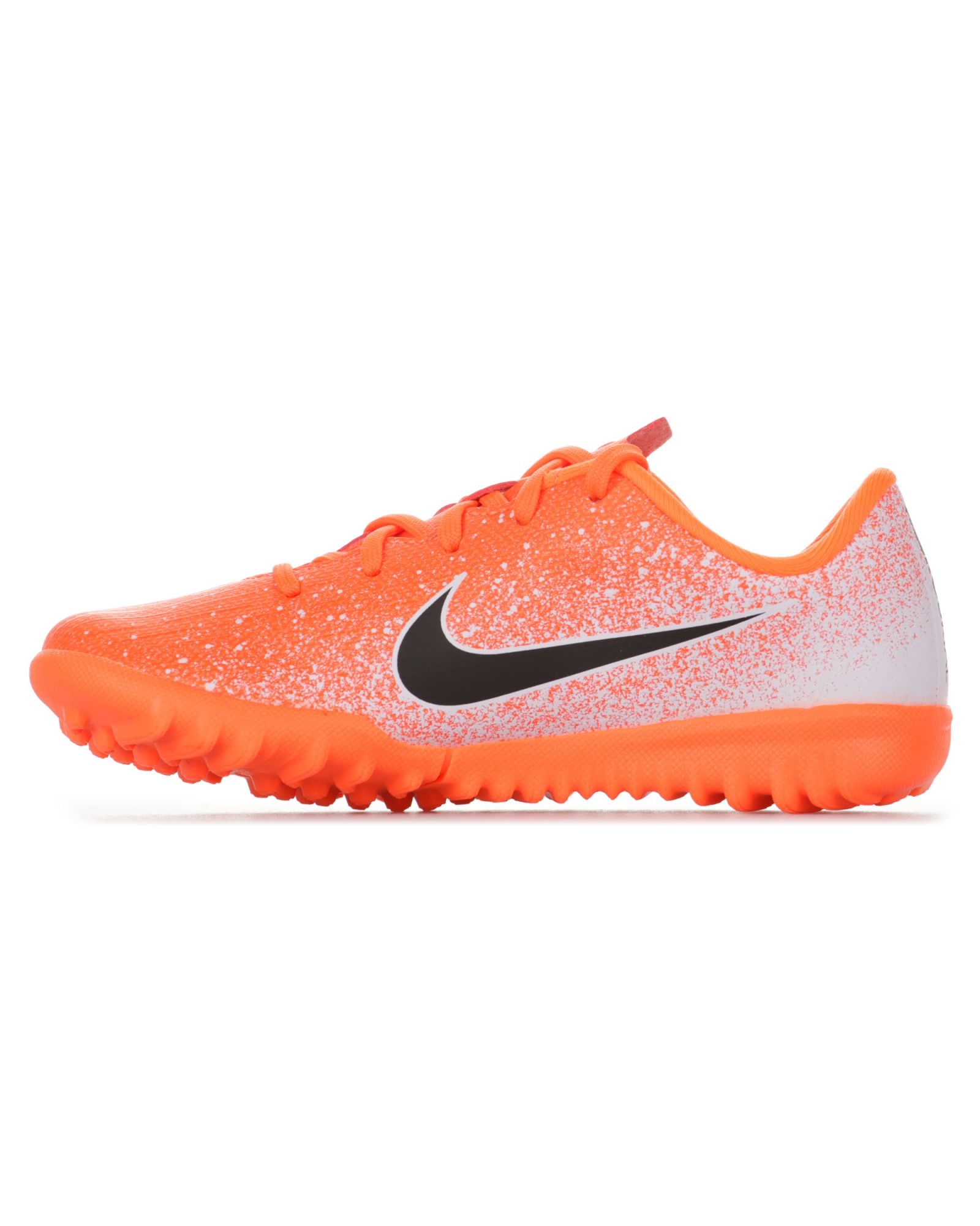 Botas de Fútbol Mercurial VaporX XII Academy TF Infantil Naranja Blanco - Fútbol Factory