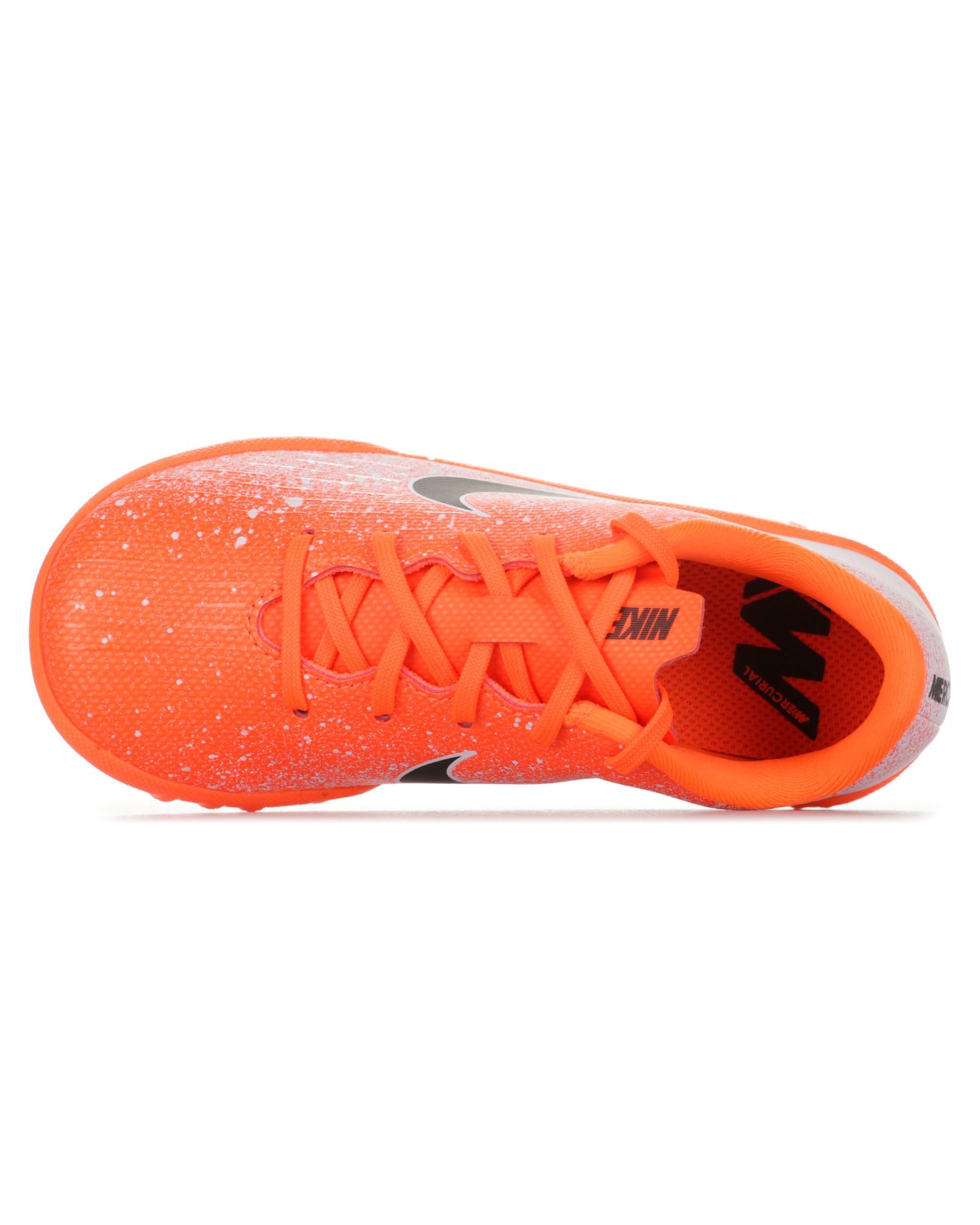 Botas de Fútbol Mercurial VaporX XII Academy TF Infantil Naranja Blanco - Fútbol Factory