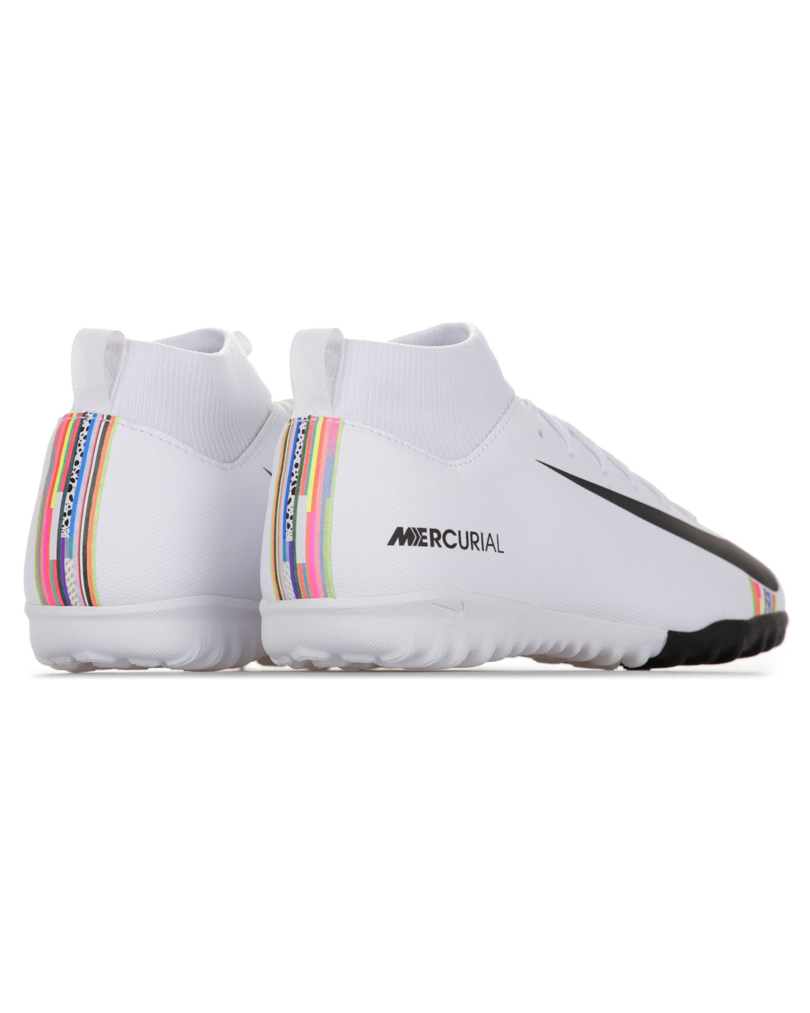 Botas de Fútbol Mercurial SuperflyX VI Academy TF Junior LVL UP Blanco - Fútbol Factory