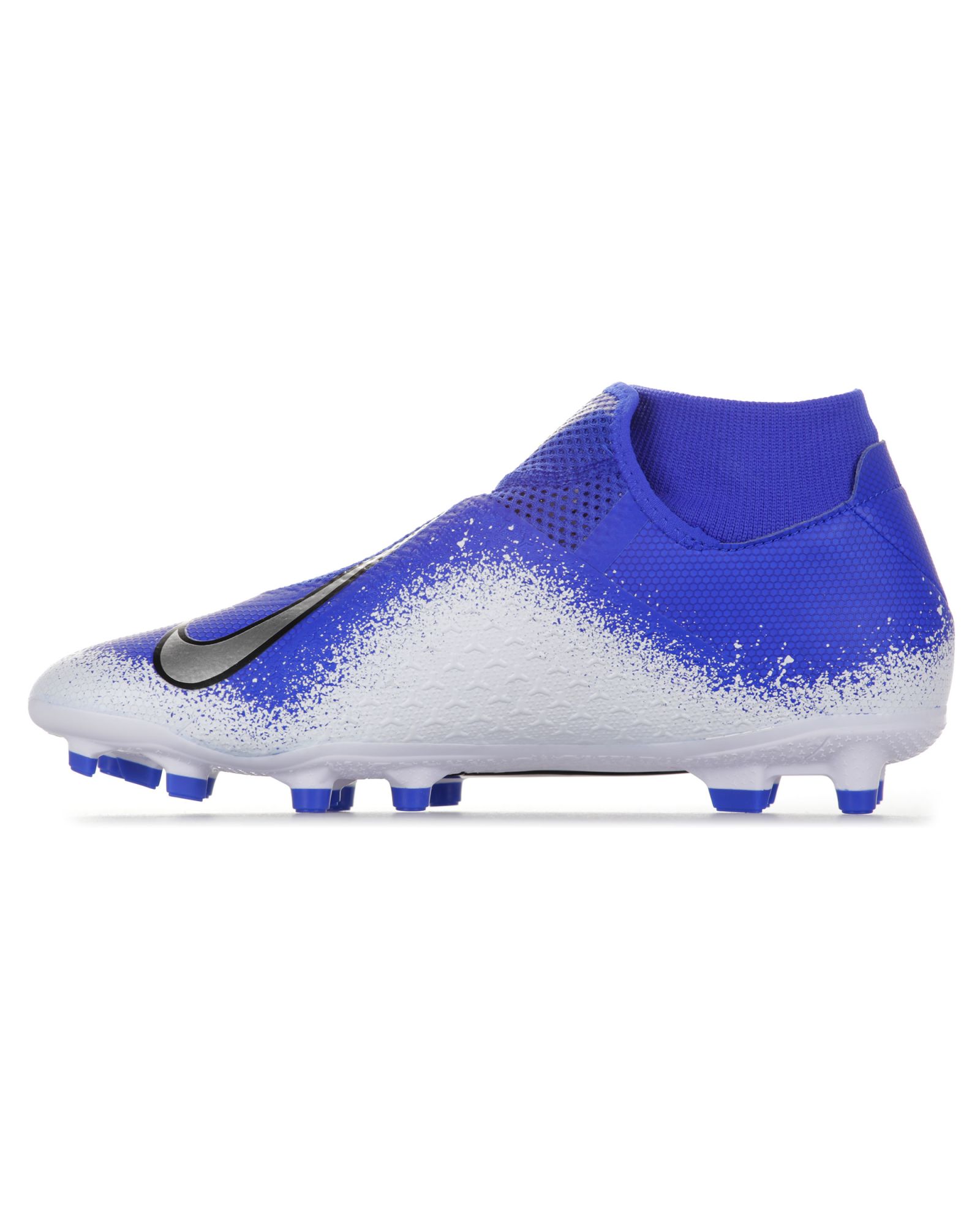 Botas de Fútbol Phantom Vision Academy DF FG/MG Azul Blanco - Fútbol Factory