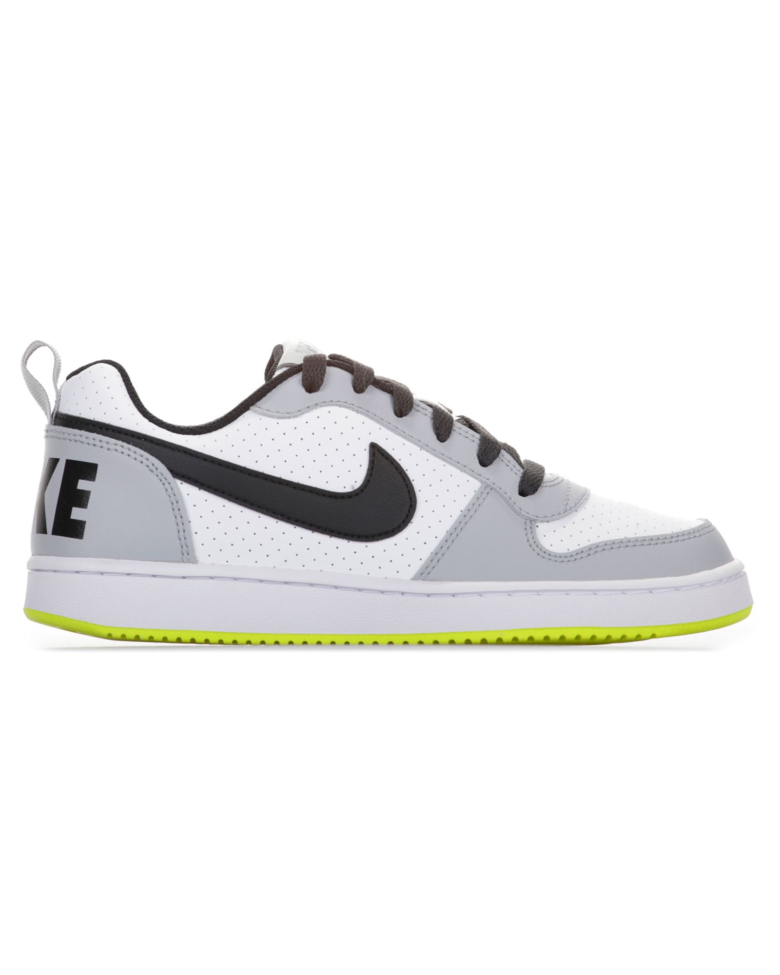 Zapatillas Court Borough Low Junior Blanco Gris - Fútbol Factory