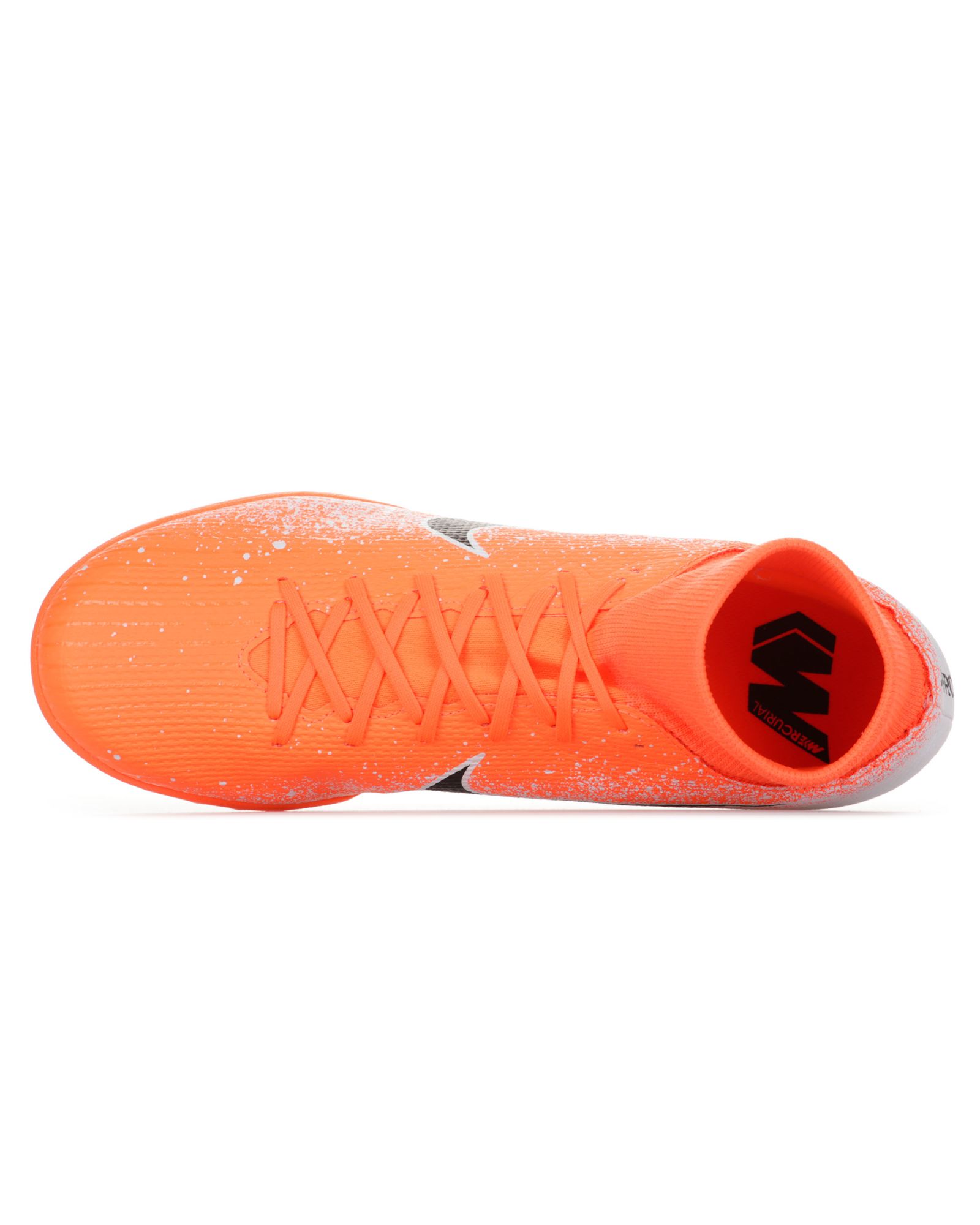 Botas de Fútbol Mercurial SuperflyX VI Academy TF Naranja Blanco - Fútbol Factory