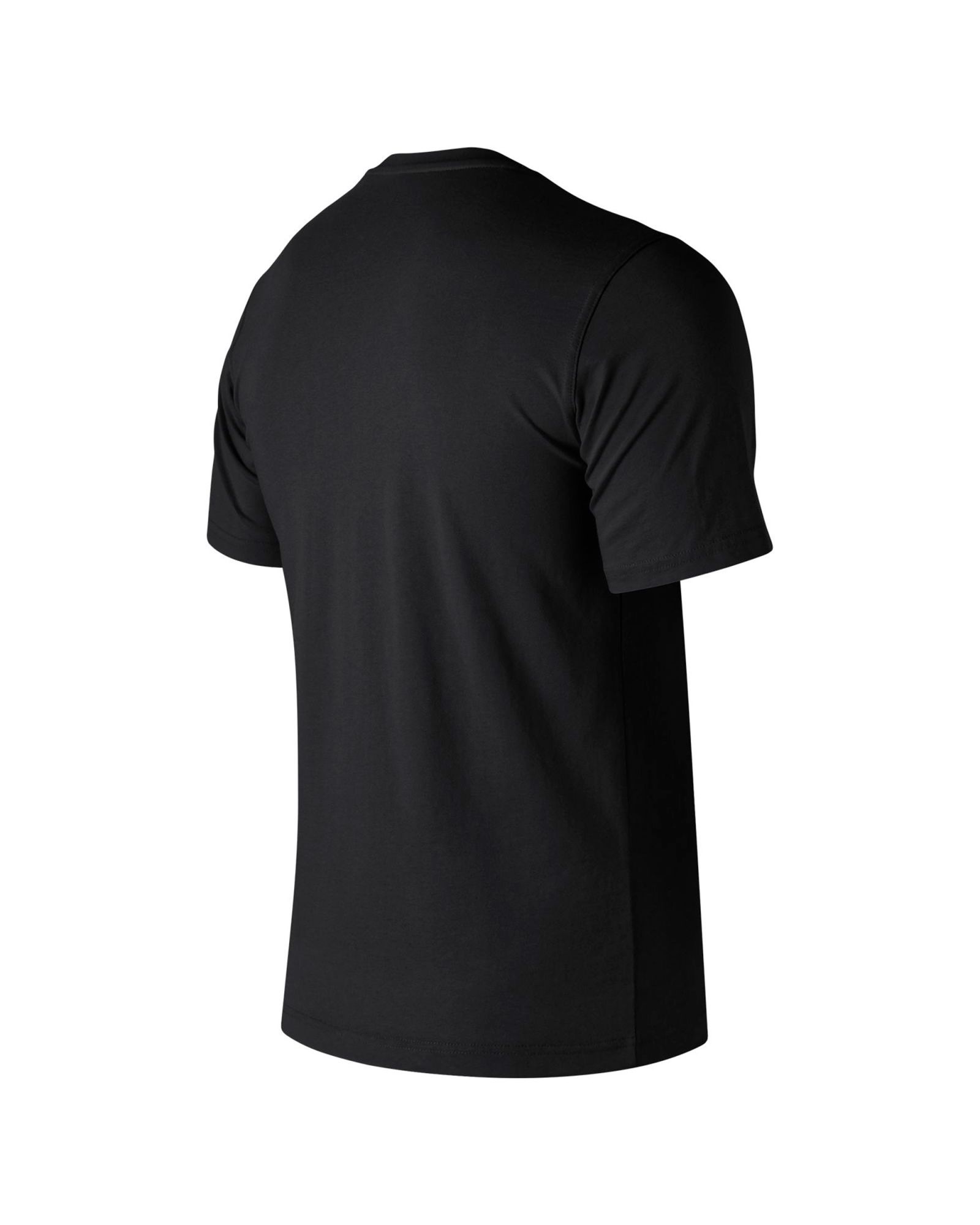 Camiseta Essentials Stacked Logo Negro - Fútbol Factory