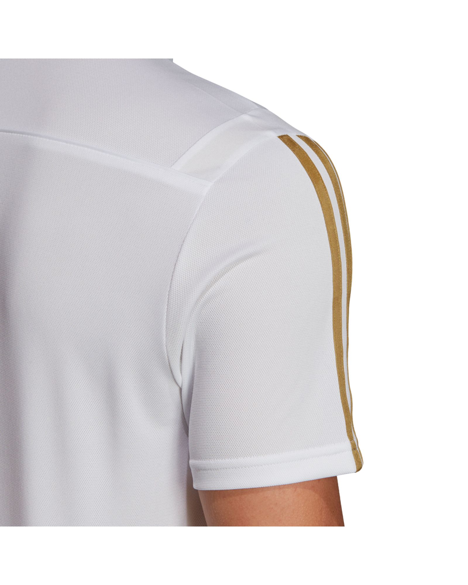 Polo de Paseo Real Madrid 2019/2020 Blanco Dorado - Fútbol Factory