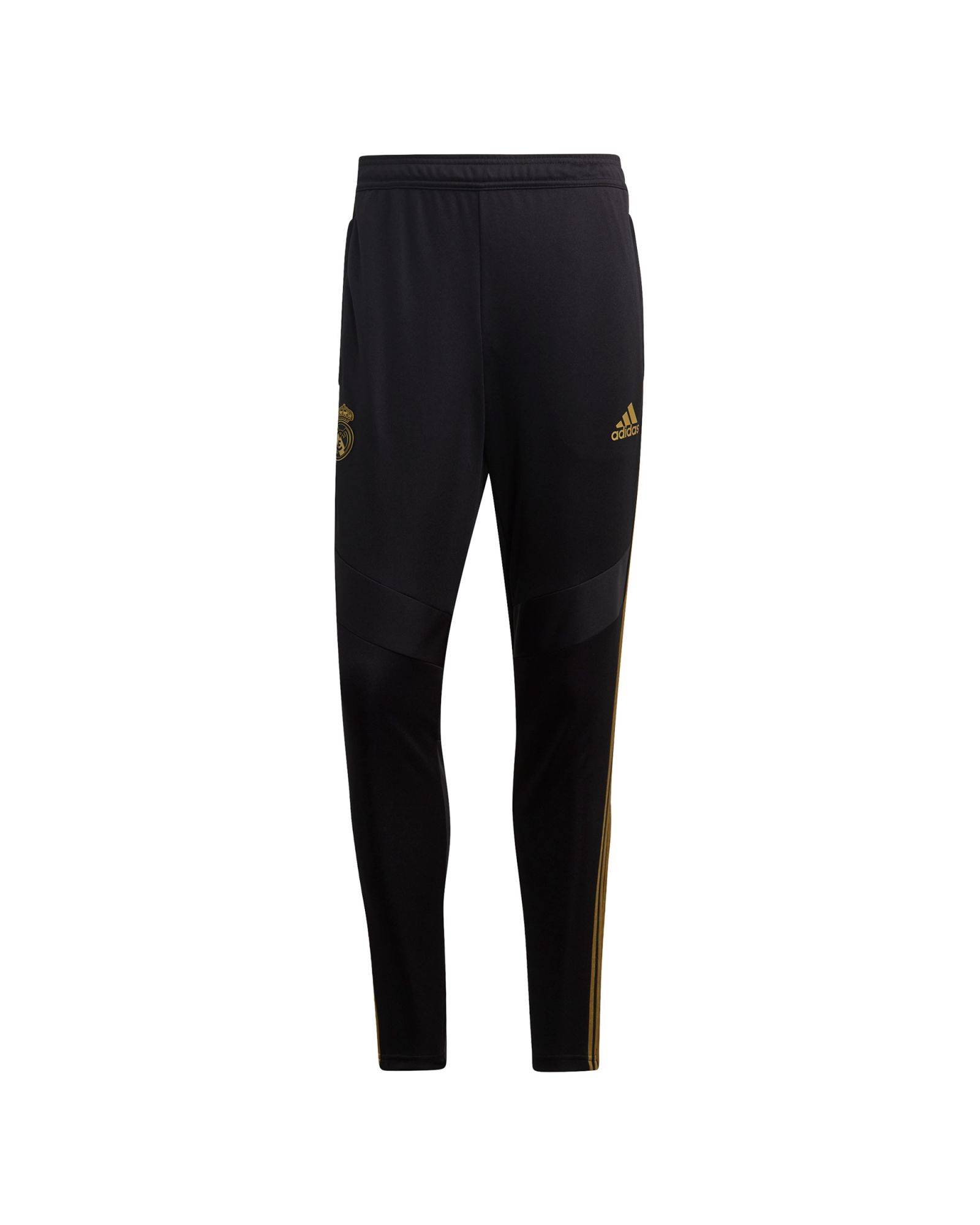 Pantalón Largo de Training Real Madrid 2019/2020 Negro Dorado - Fútbol Factory