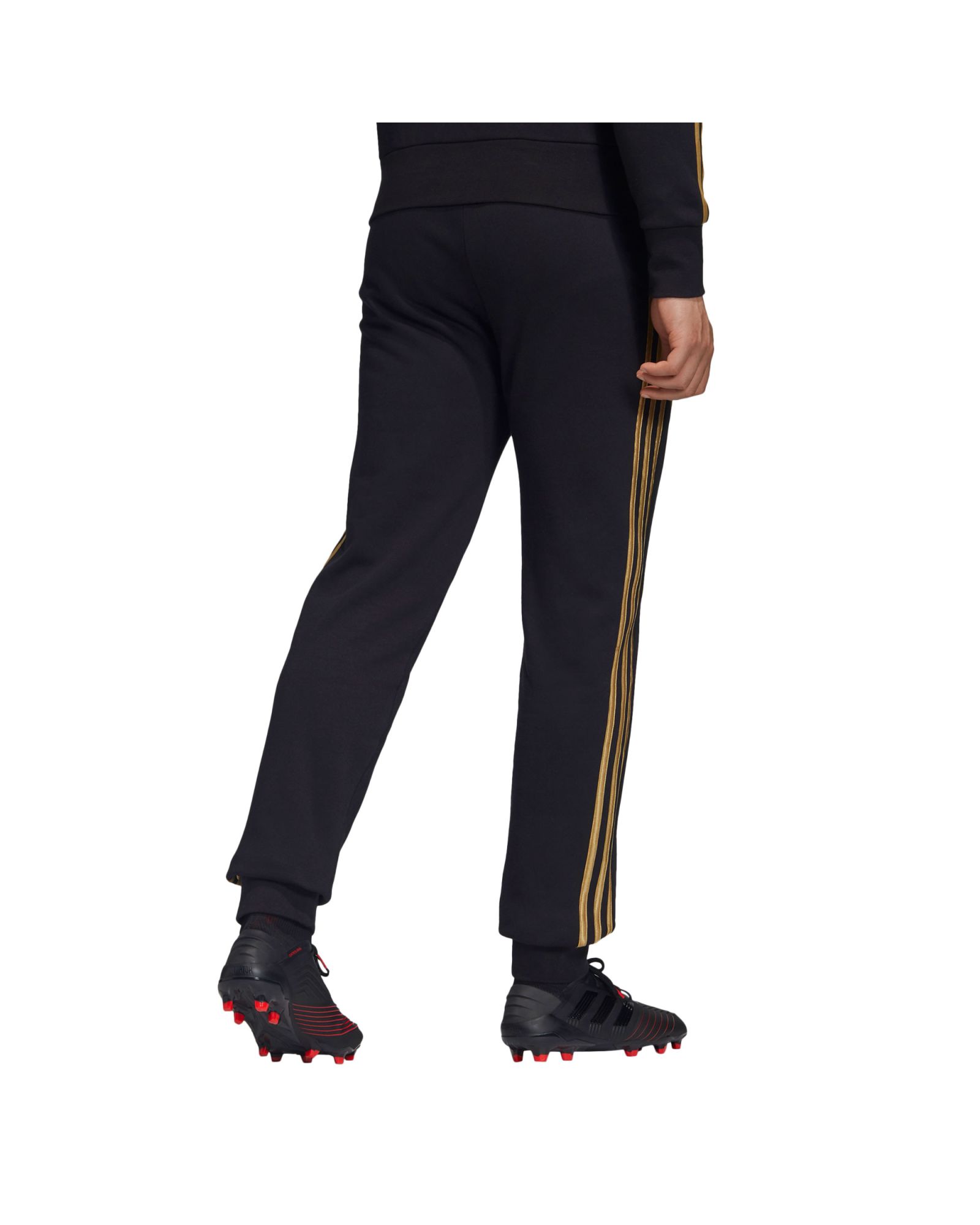 Pantalón Largo de Paseo Real Madrid 2019/2020 Negro Dorado - Fútbol Factory