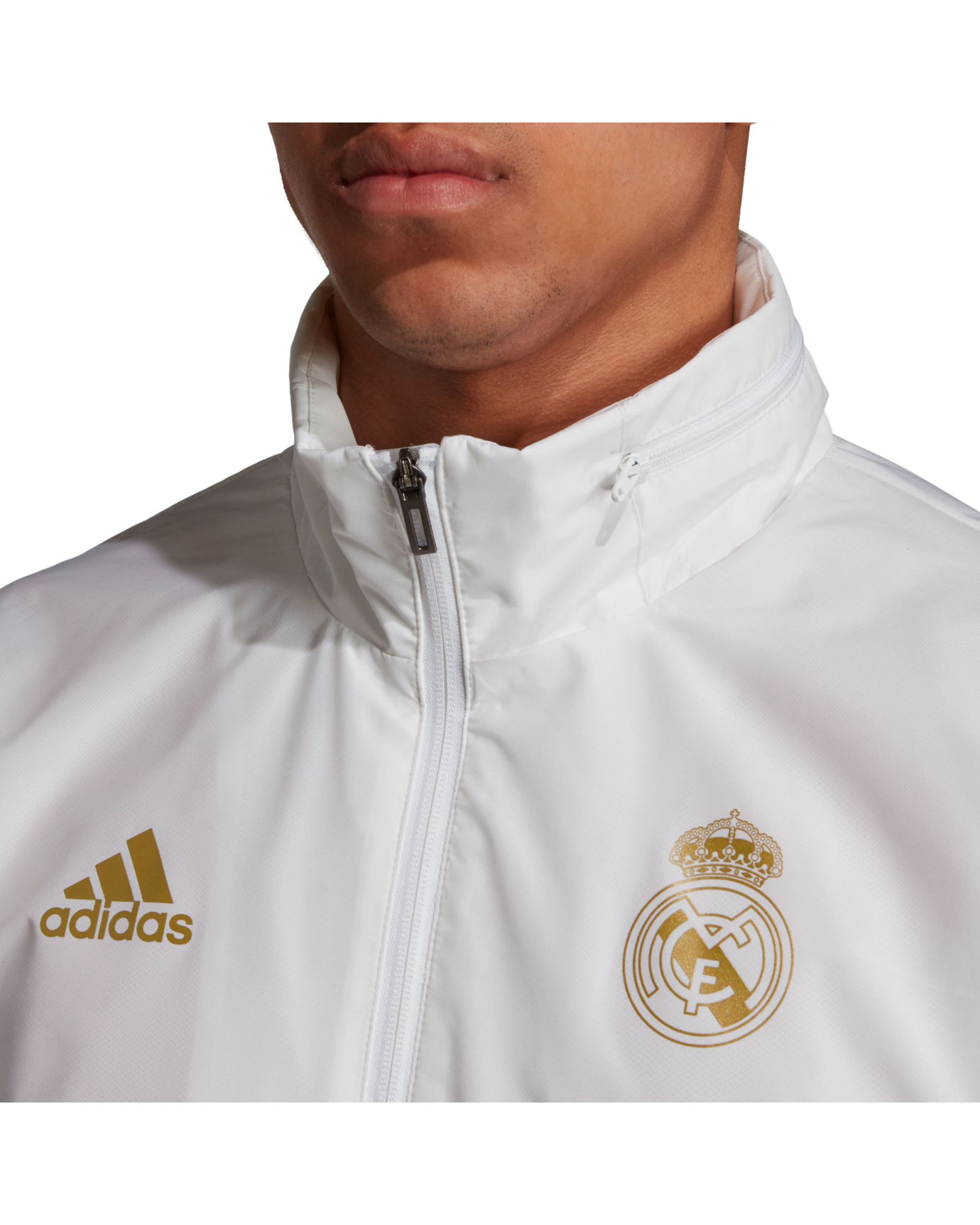 Chubasquero de Training Real Madrid 2019/2020 All Weather Blanco - Fútbol Factory