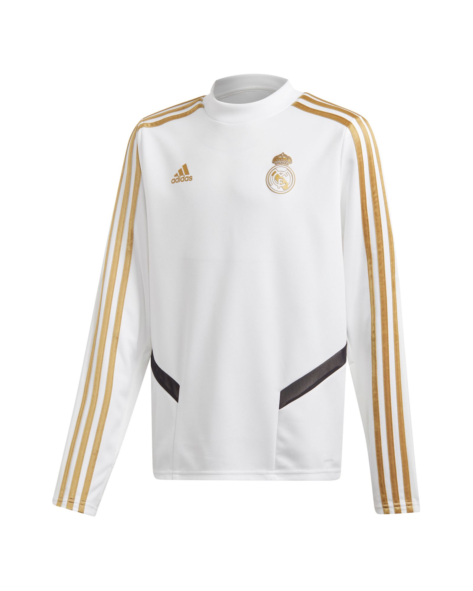 Sudadera de Training Real Madrid 2019/2020 Junior Blanco Dorado - Fútbol Factory