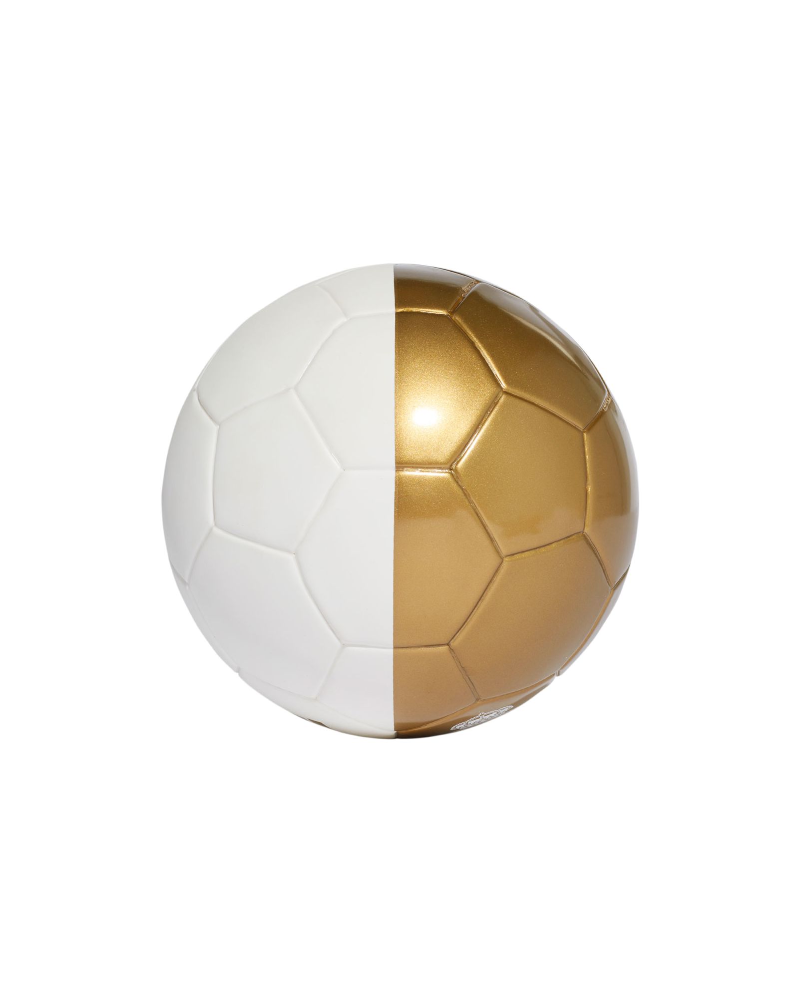 Minibalón de Fútbol Real Madrid 2019/2020 Blanco Dorado - Fútbol Factory