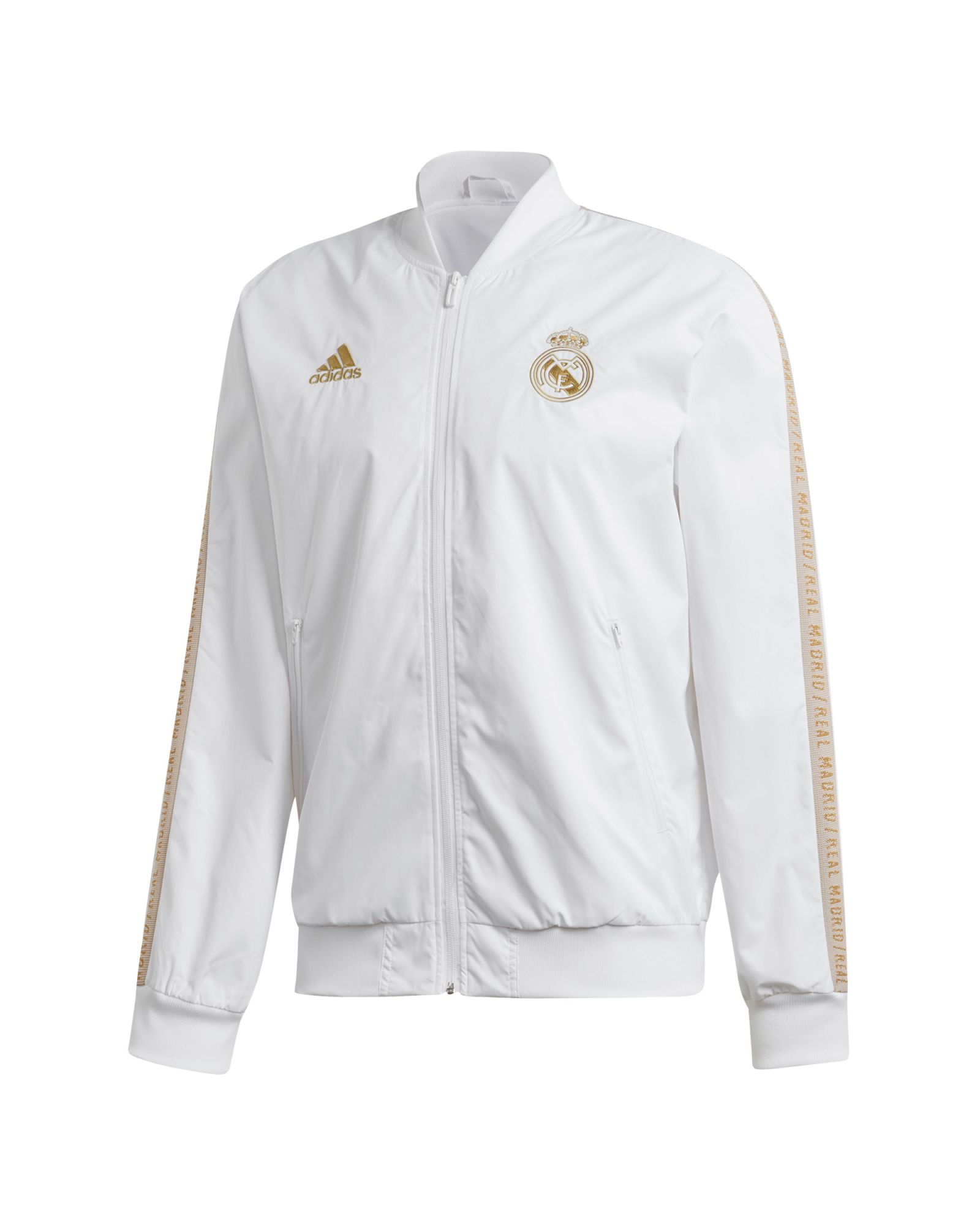 Chaqueta de Prepartido Real Madrid 2019/2020 Blanco - Fútbol Factory