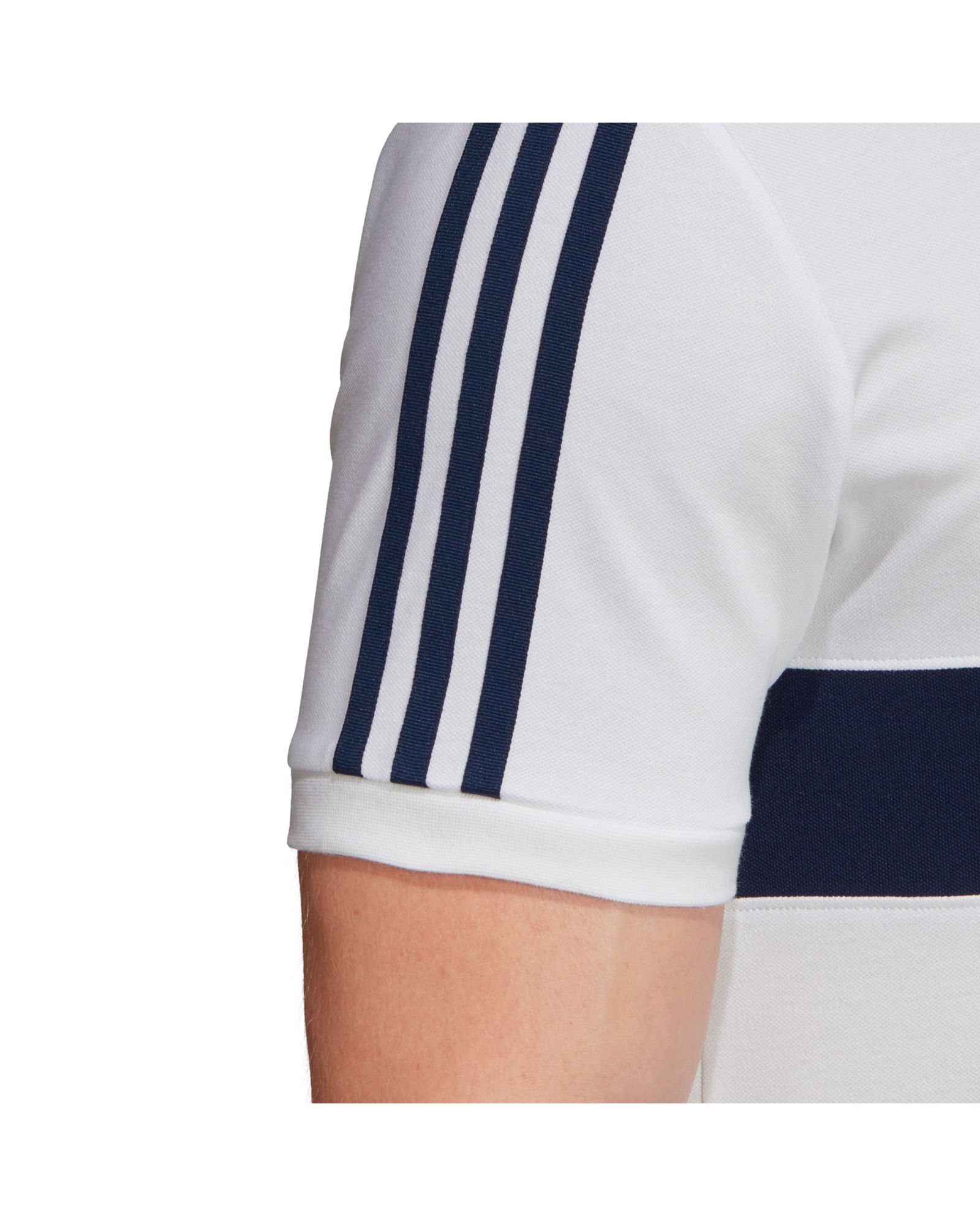 Polo de Paseo Real Madrid 2019/2020 Blanco Marino - Fútbol Factory