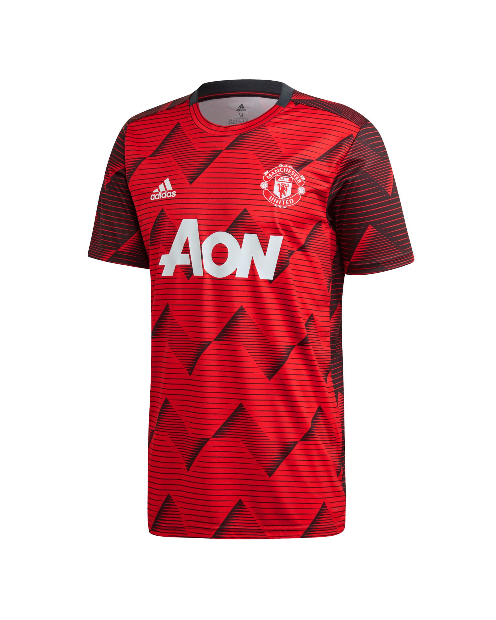 Camiseta Pre-Match Manchester United 2019/2020 Rojo Negro - Fútbol Factory