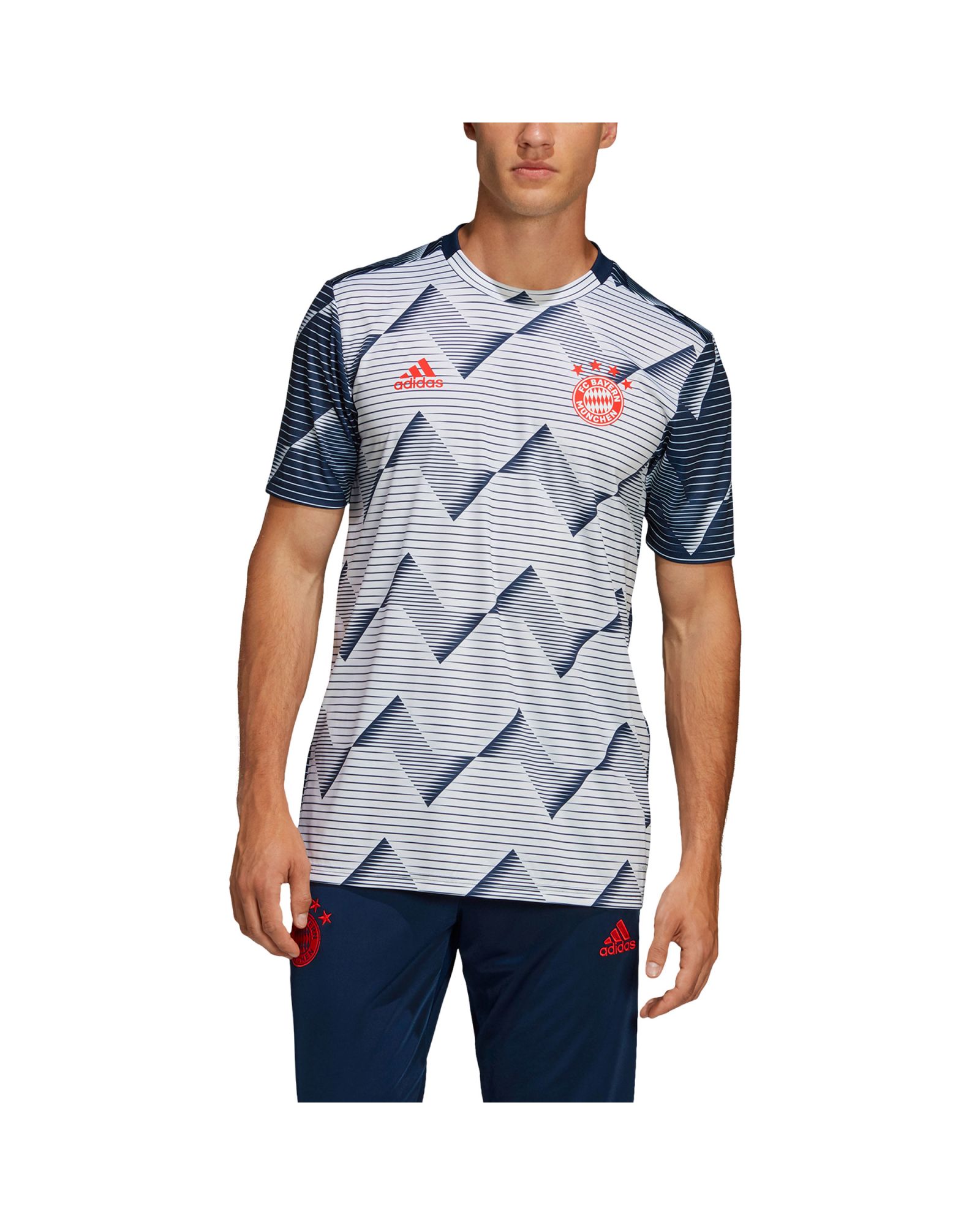 Camiseta Pre-Match Bayern Munich 2019/2020 Blanco - Fútbol Factory