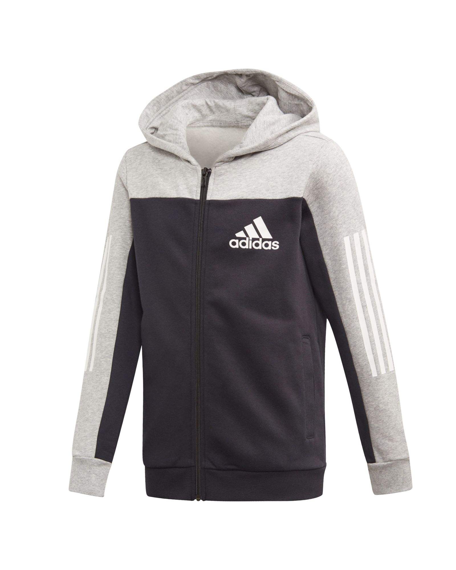 Chaqueta de Paseo Sport ID con Capucha Junior Gris - Fútbol Factory