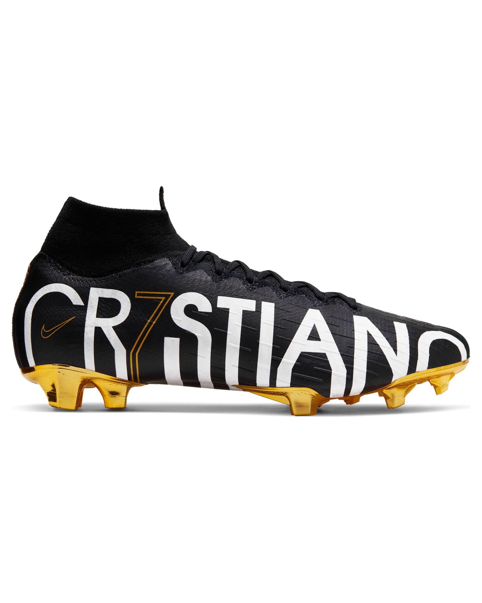 Delgado sutil tienda Botas de Fútbol Mercurial Superfly CR7 360 Elite FG Negro Oro