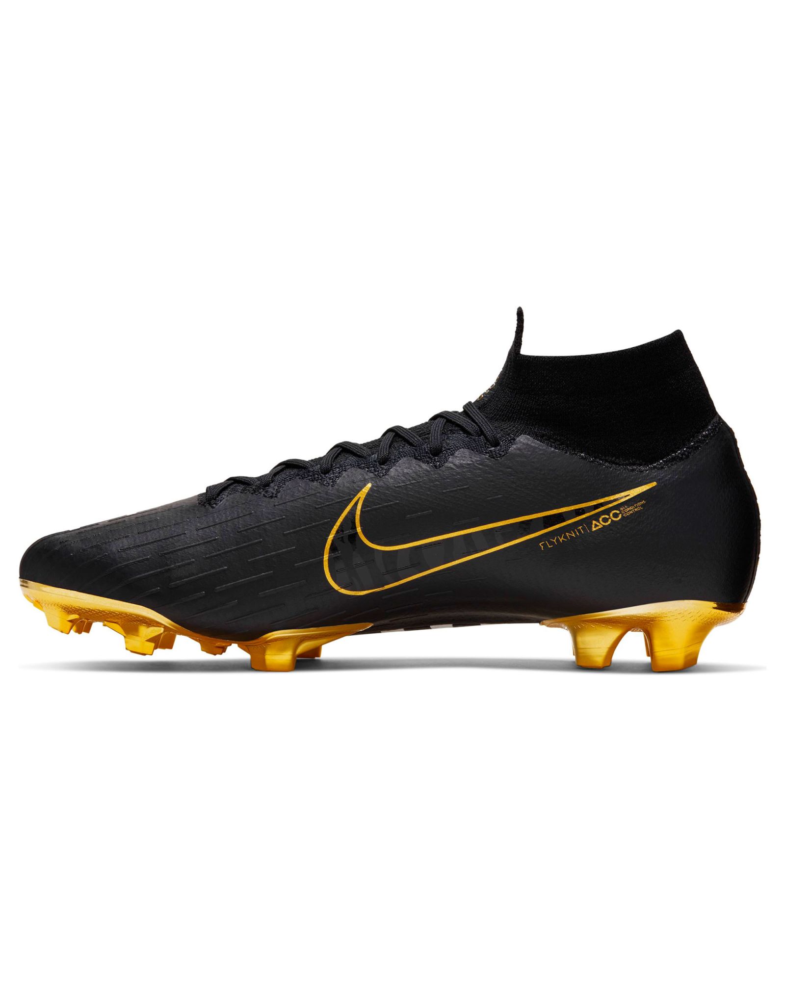 Botas de Fútbol Mercurial Superfly Elite FG Negro Oro