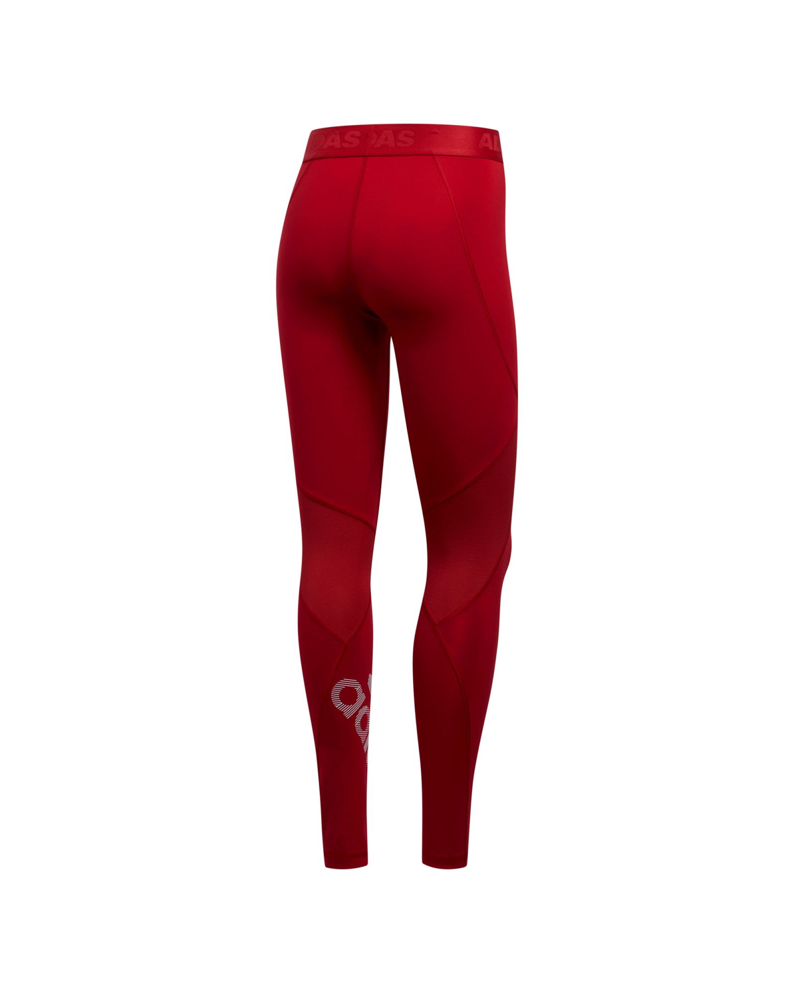 Mallas Largas de Training Alphaskin Sport Mujer Rojo - Fútbol Factory