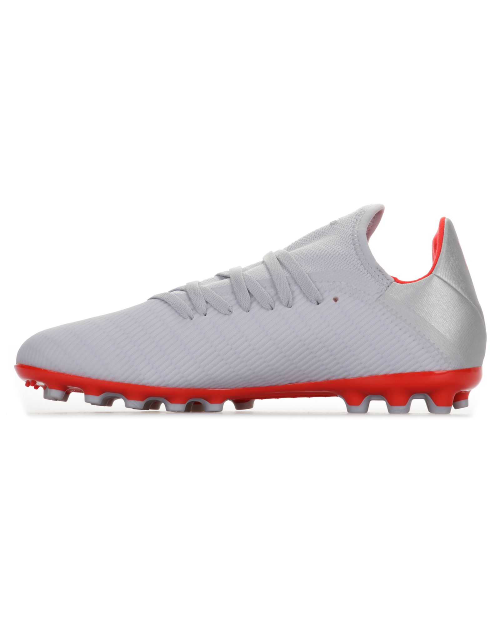 Botas de Fútbol X 19.3 AG Junior Plata Rojo - Fútbol Factory