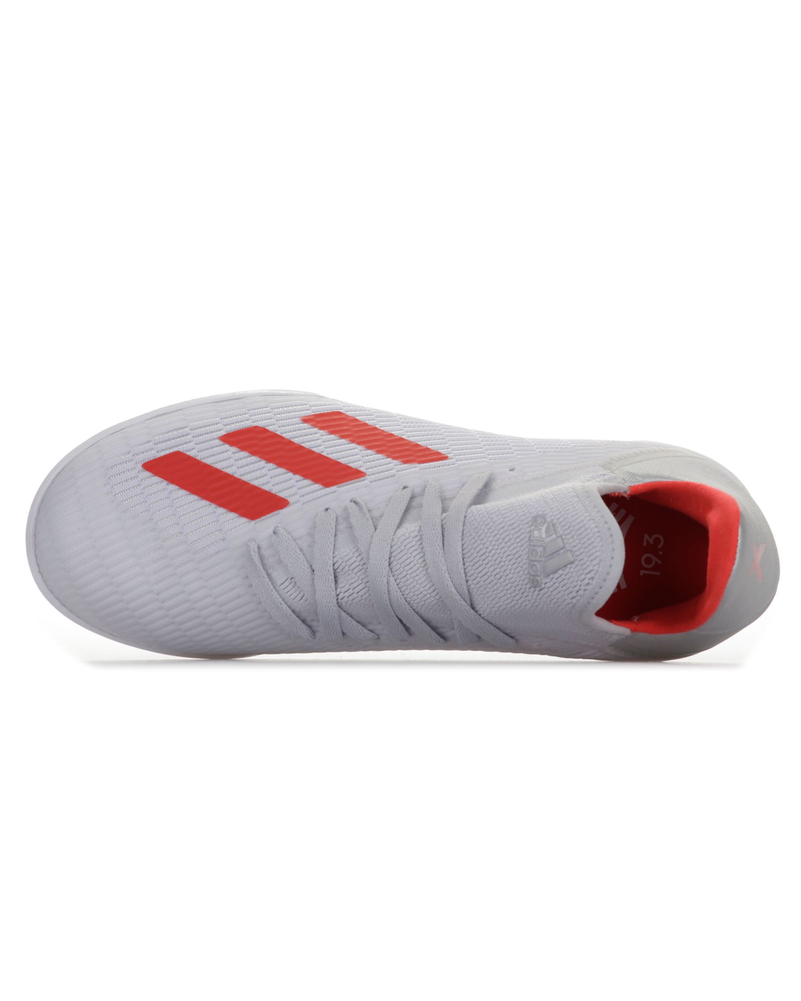 Zapatillas de Fútbol Sala X Tango 19.3 IN Junior Plata Rojo - Fútbol Factory