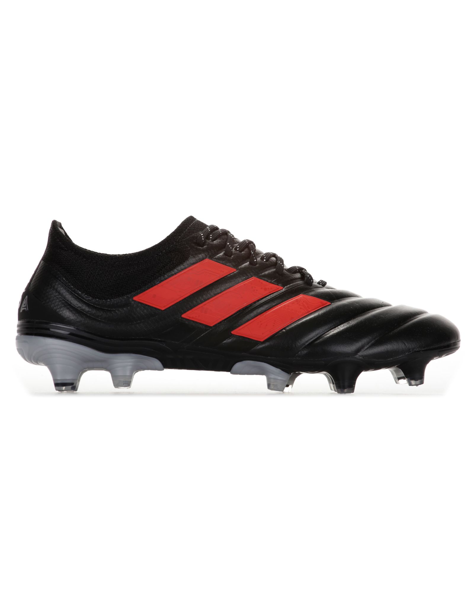 Botas de Fútbol Copa 19.1 FG Negro Rojo - Fútbol Factory