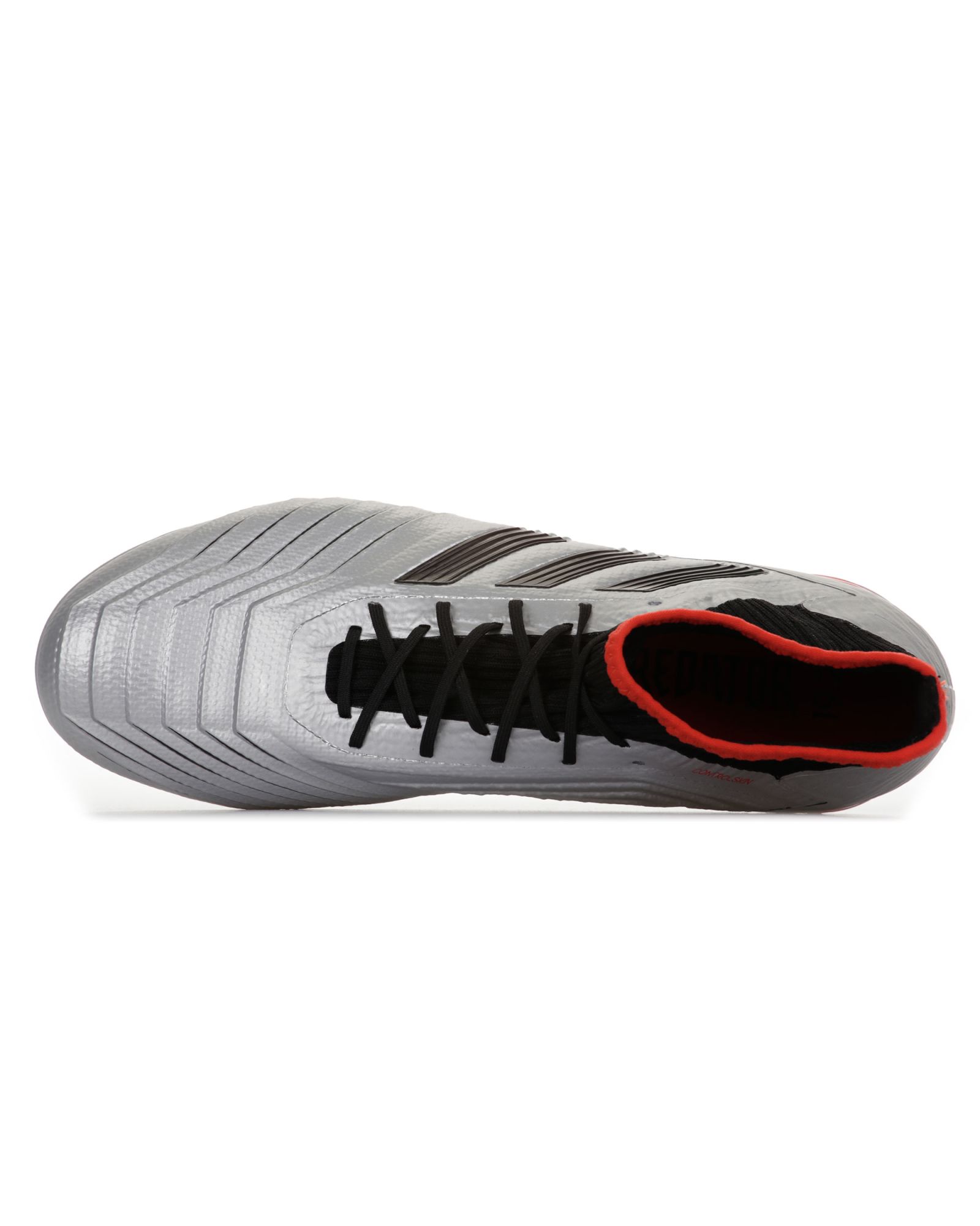 Botas de Fútbol Predator 19.2 FG Plata Negro - Fútbol Factory