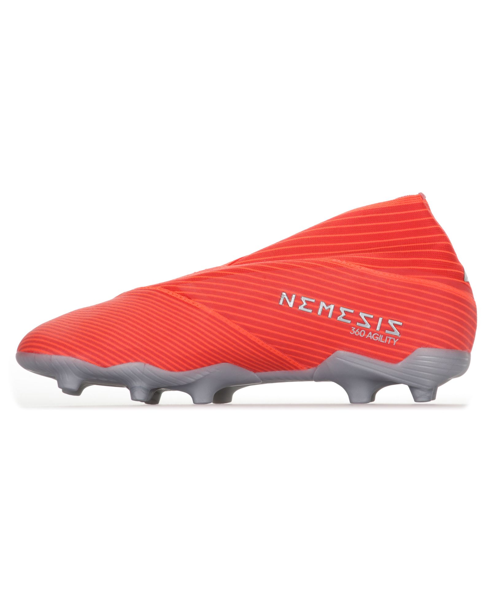 Botas de Fútbol Nemeziz 19+ FG Junior Blanco Rojo - Fútbol Factory