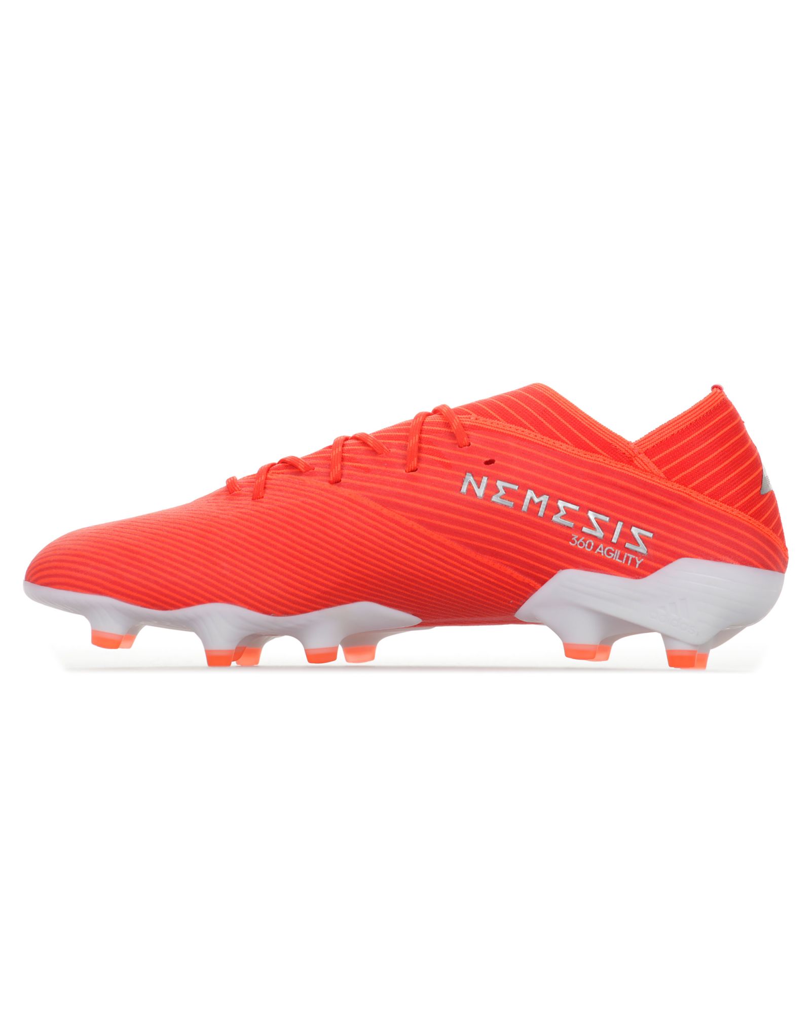 Botas de Fútbol Nemeziz 19.1 FG Blanco Rojo - Fútbol Factory