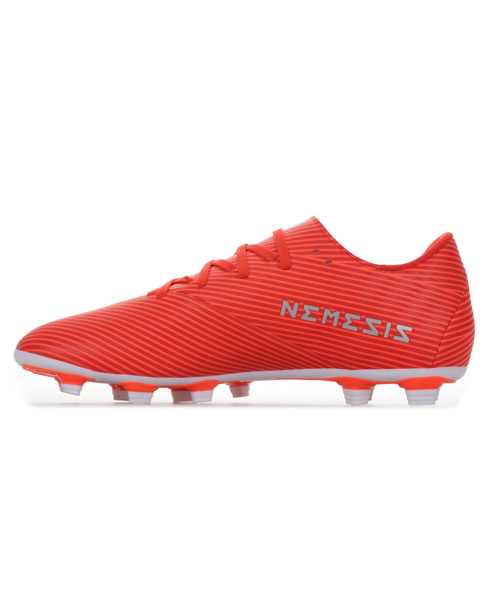 Botas de Fútbol Nemeziz 19.4 FxG Rojo Plata - Fútbol Factory