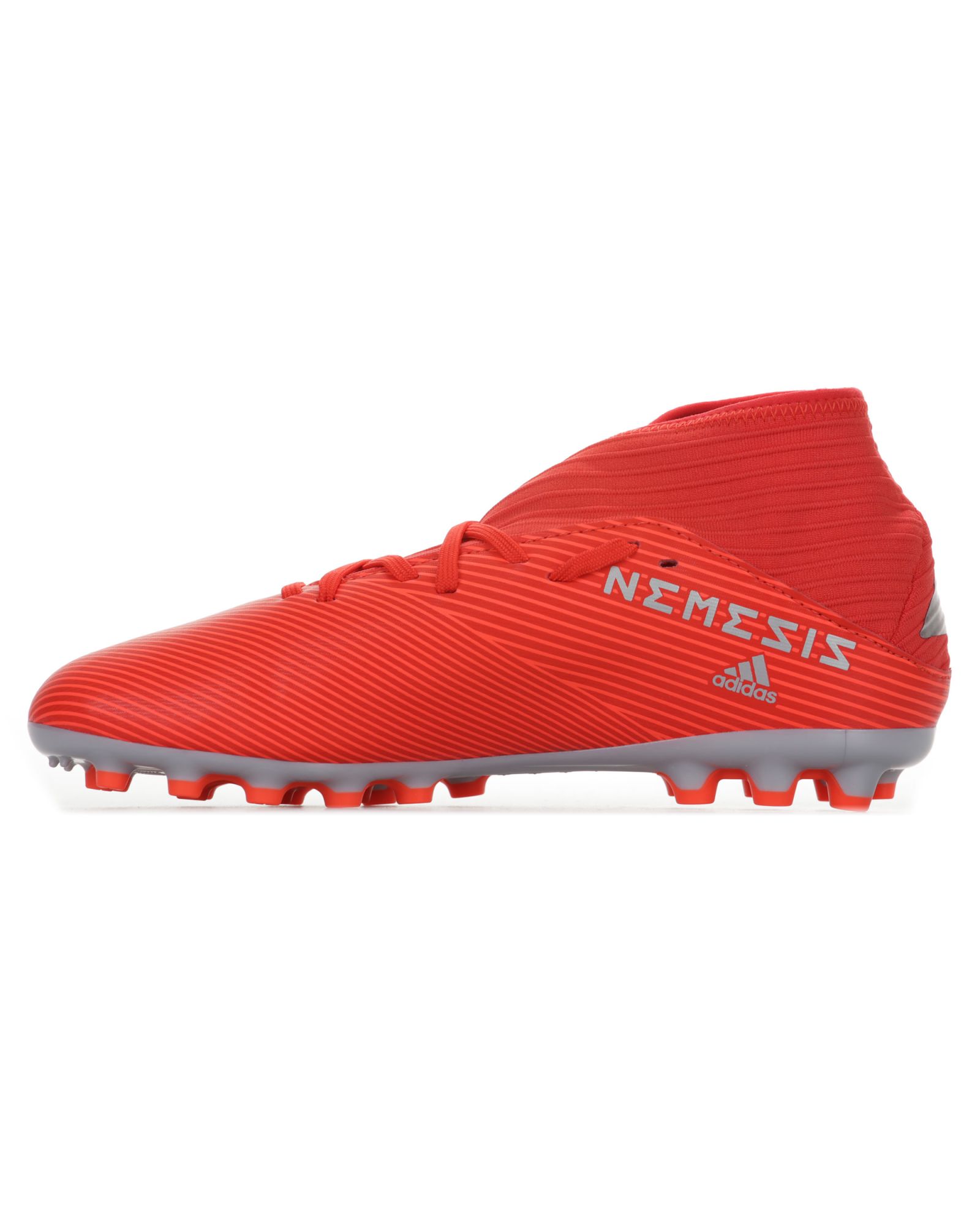 Botas de fútbol Nemeziz 19.3 AG Junior Rojo Plata - Fútbol Factory