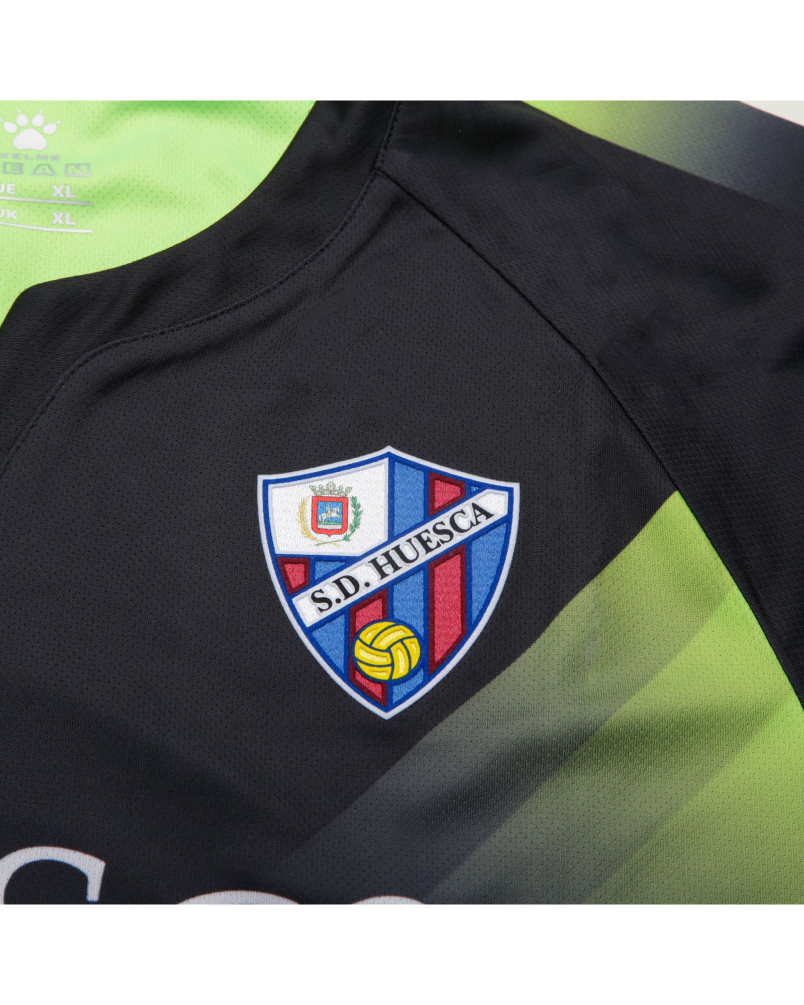 Camiseta 3ª SD Huesca 2018/2019 Negro Verde - Fútbol Factory