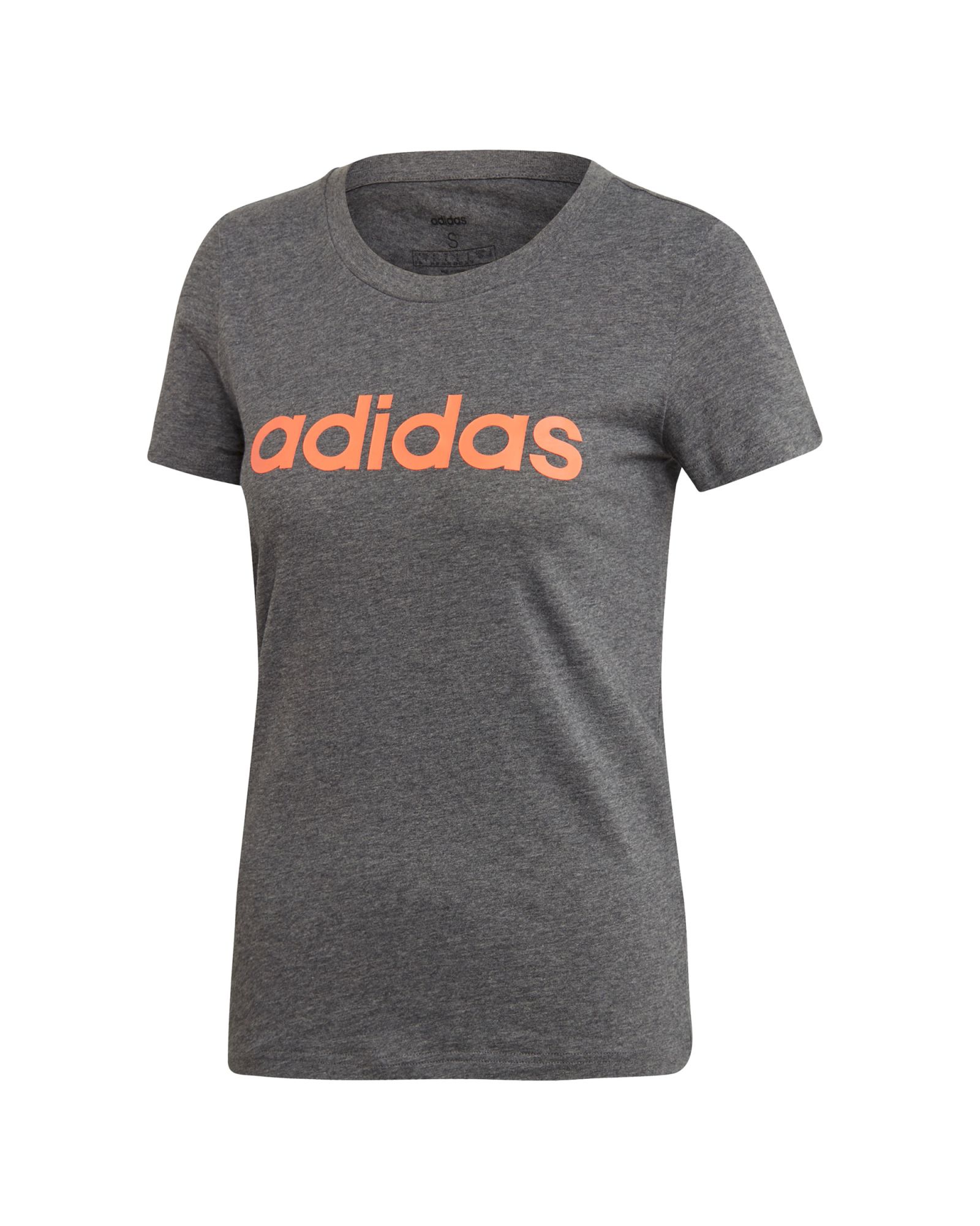 Camiseta de Paseo Essentials Linear Mujer Gris - Fútbol Factory