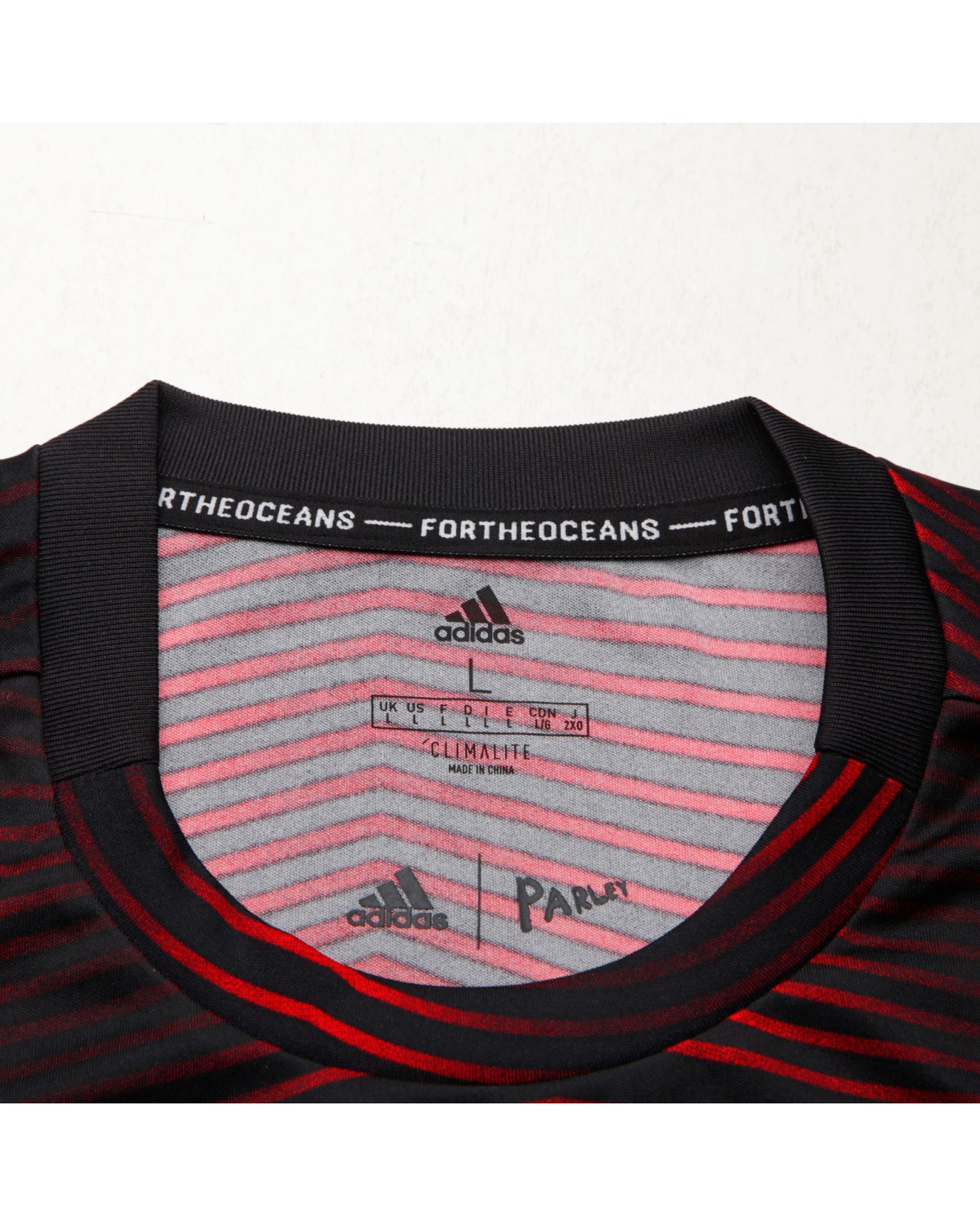 Camiseta Pre-Match Manchester United 2018/2019 Parley Negro - Fútbol Factory