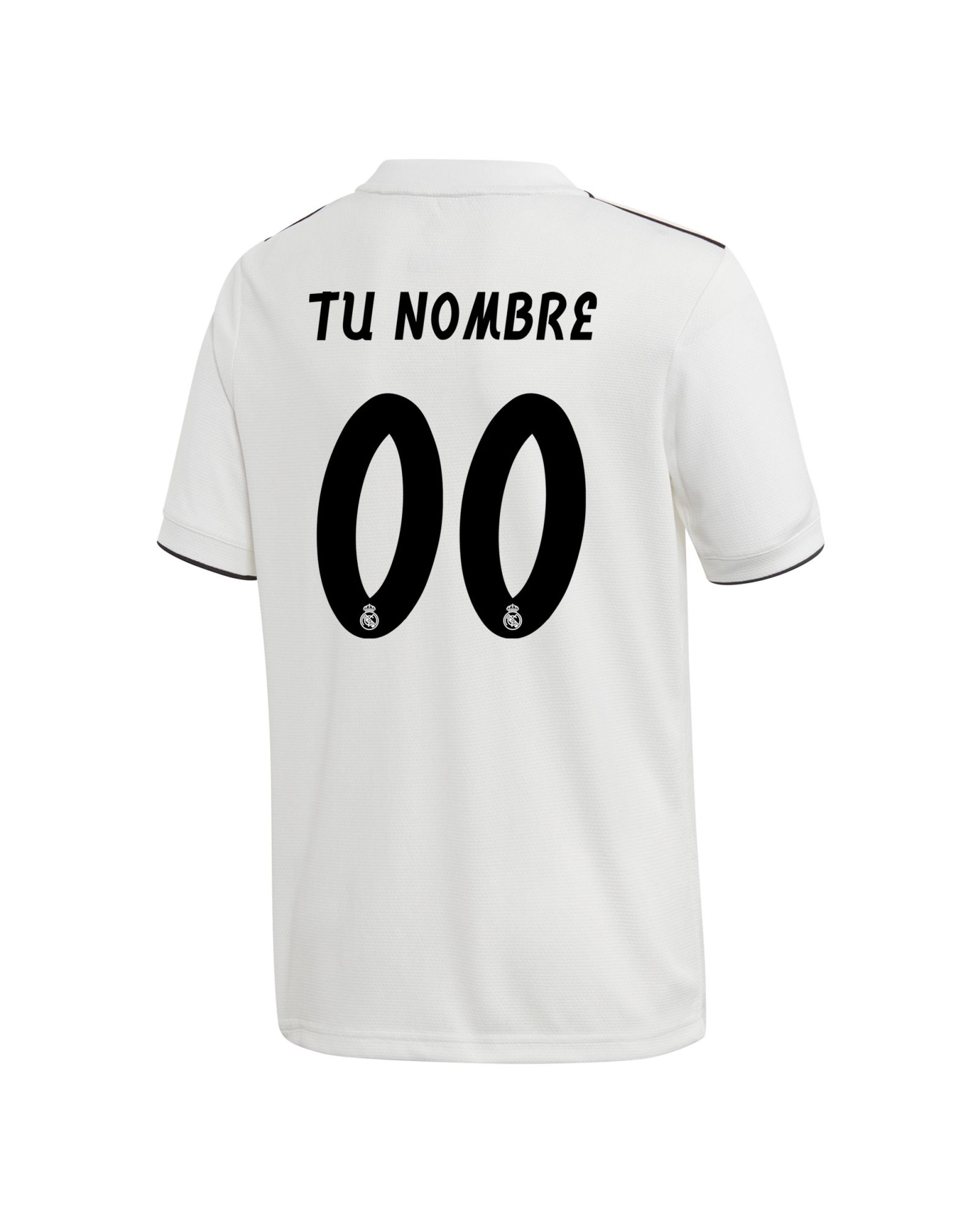 Camiseta 1ª Real Madrid 2018/2019 Junior Personalizado - Fútbol Factory