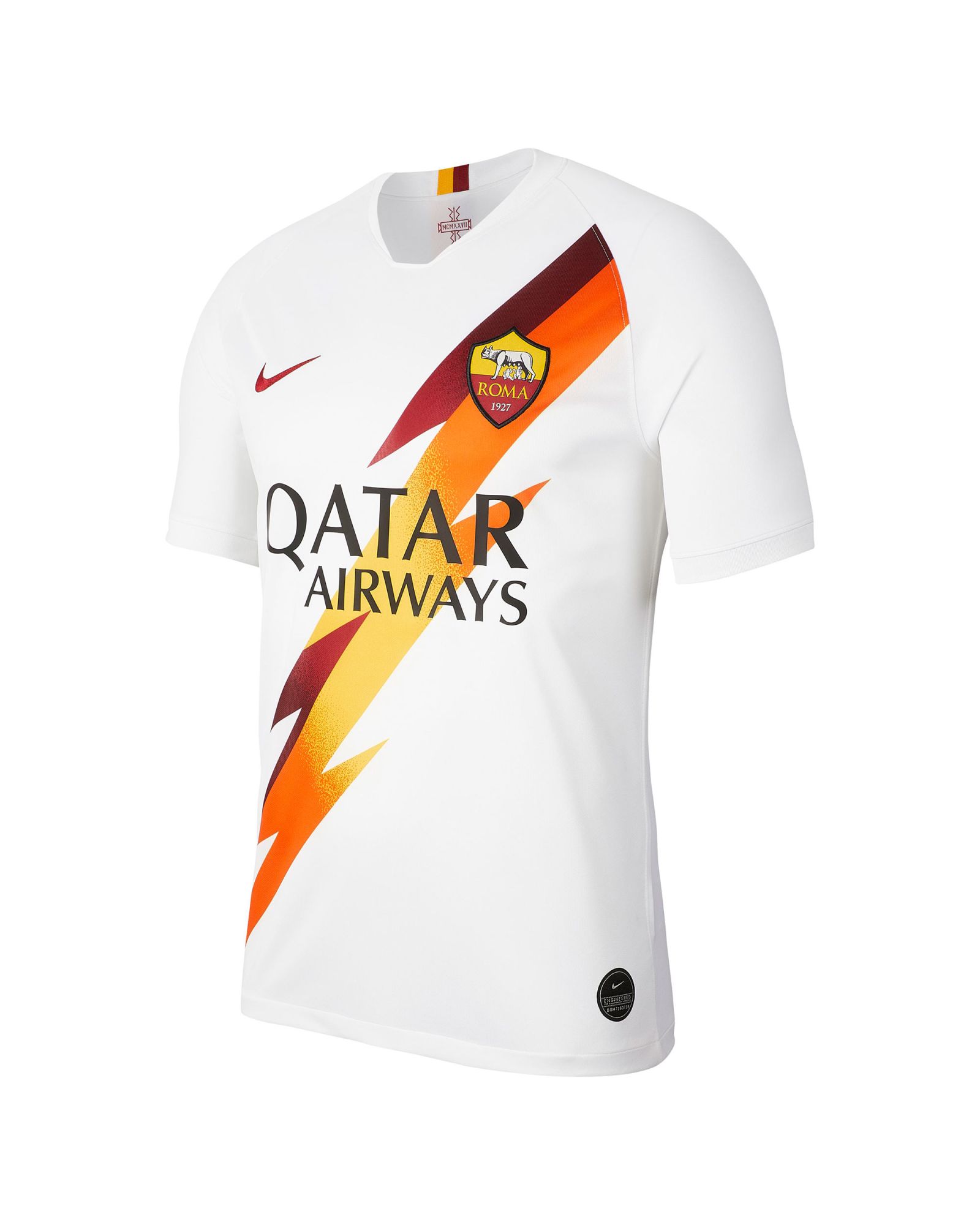 Camiseta 2ª AS Roma 2019/2020 Blanco - Fútbol Factory