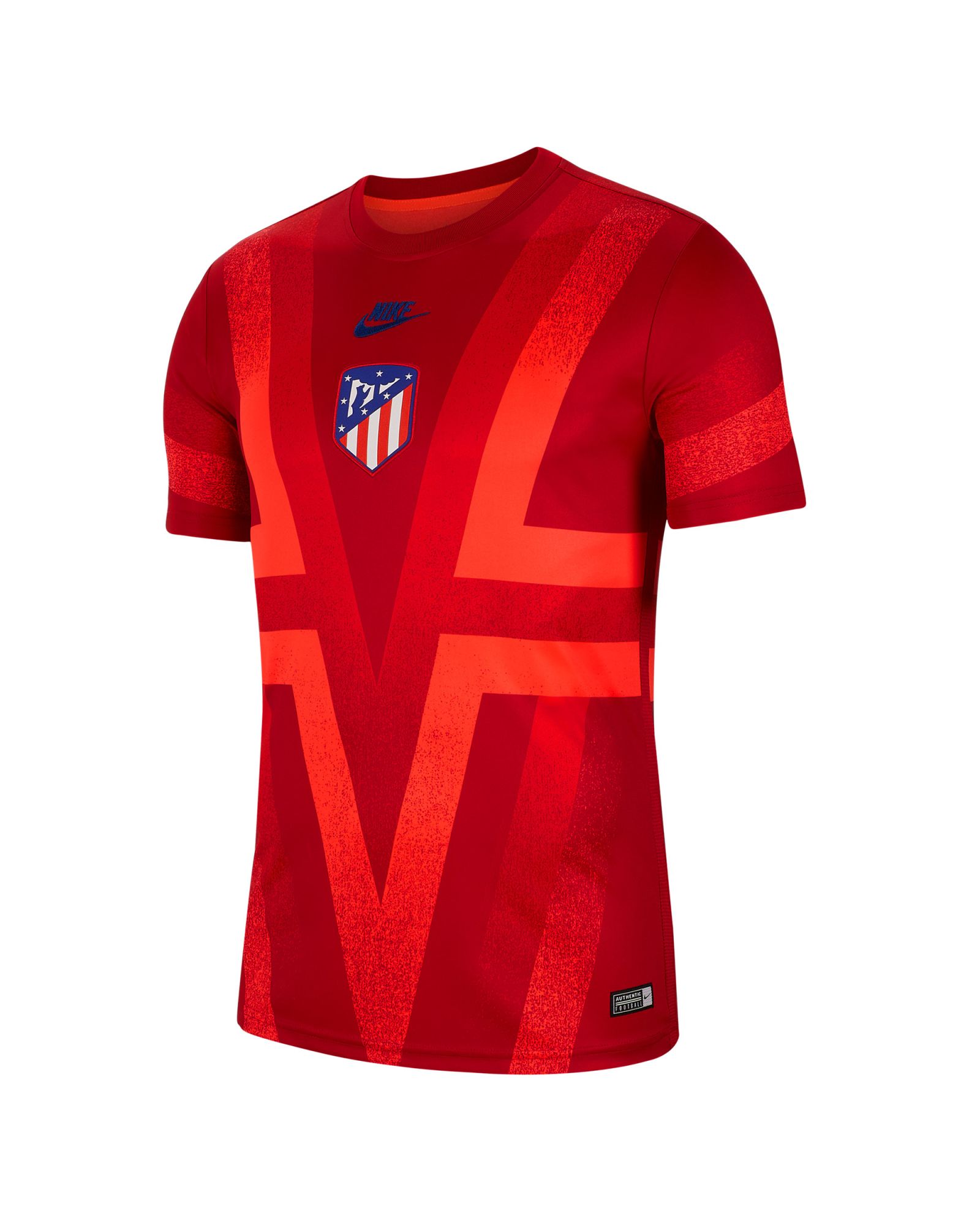 Camiseta de Pre-Match Atlético de Madrid 2019/2020 Dri-FIT Rojo - Fútbol Factory