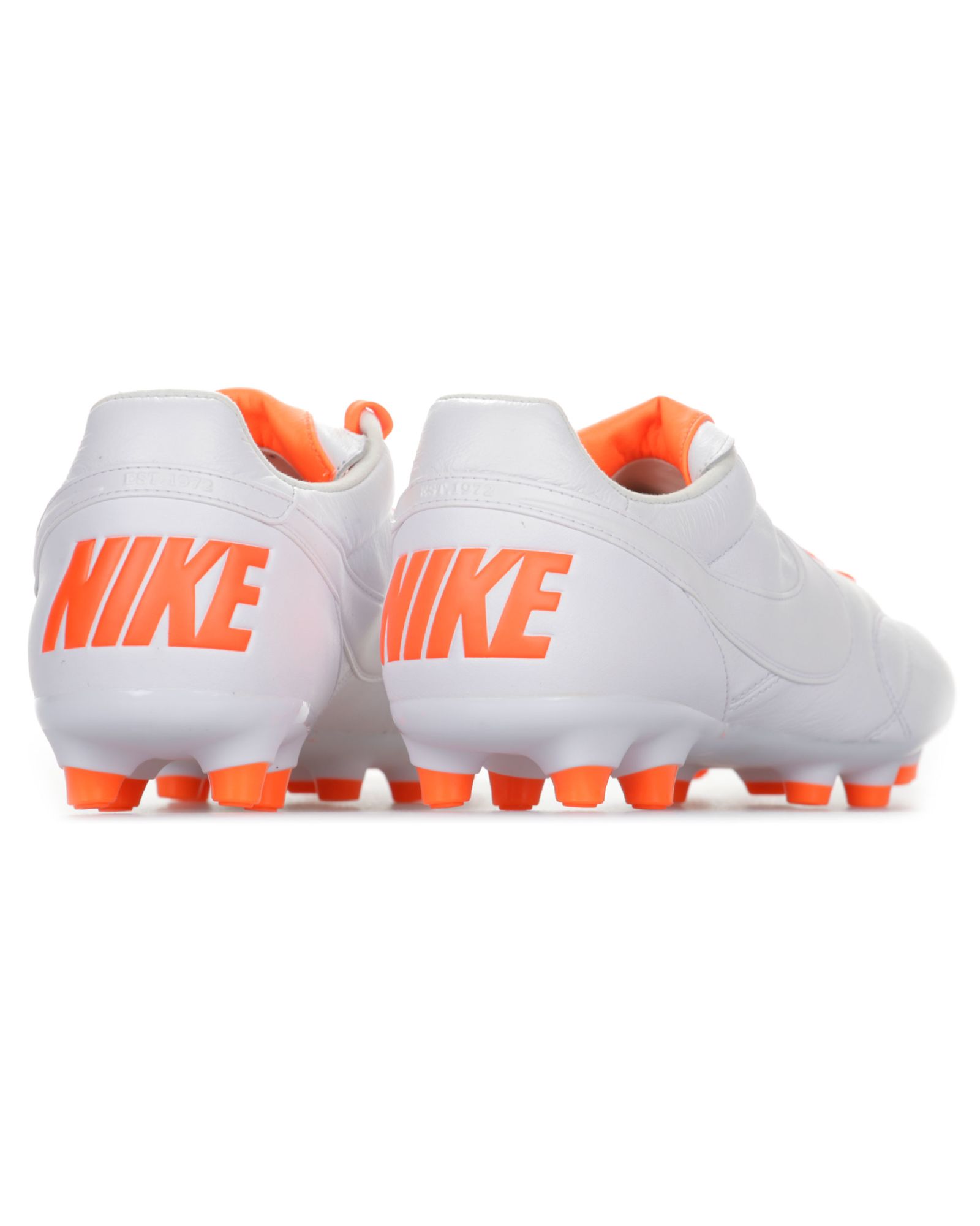 Botas de Fútbol Premier II FG Blanco Naranja - Fútbol Factory