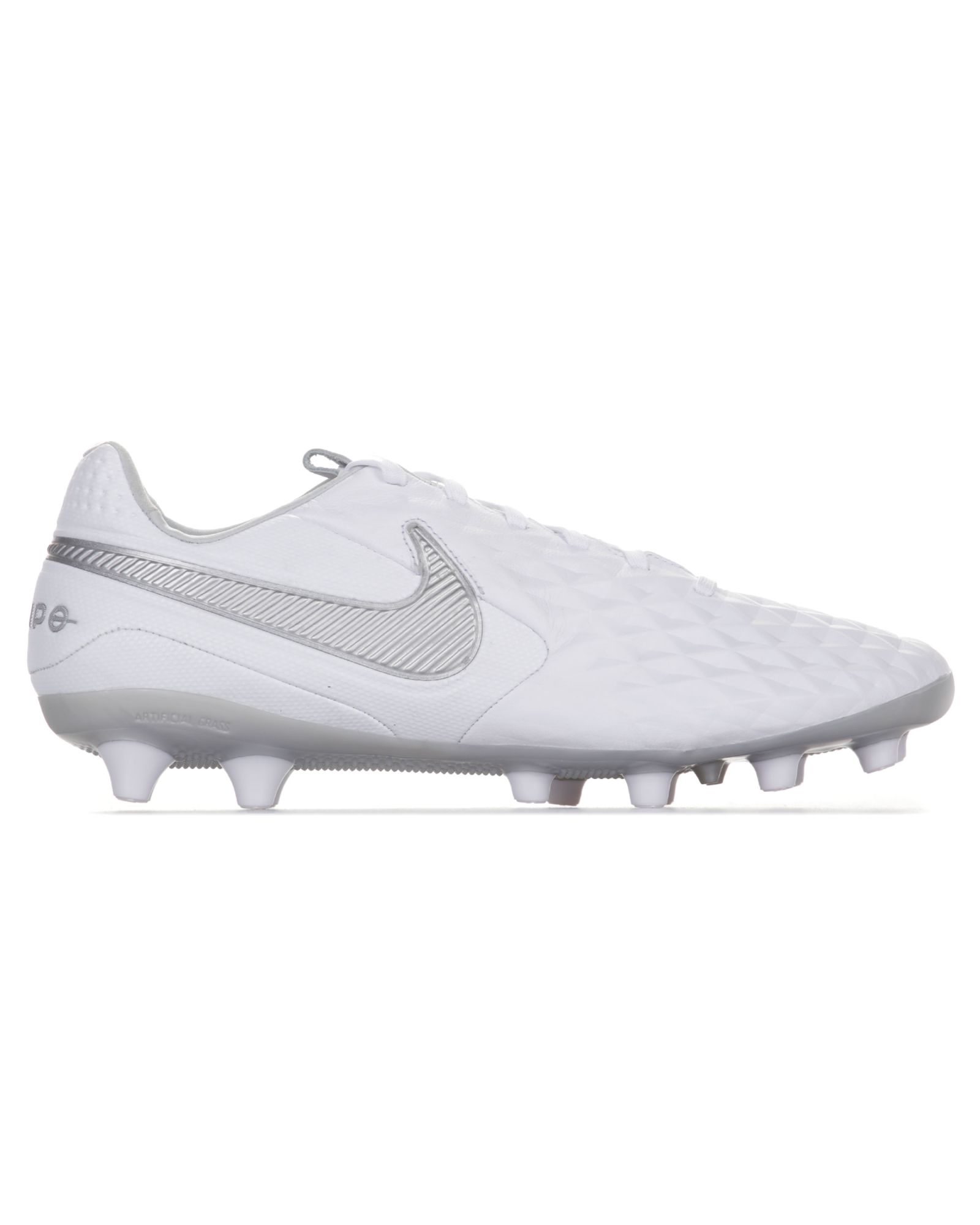 Botas de Fútbol Tiempo Legend 8 PRO AG-Pro Blanco Plata - Fútbol Factory