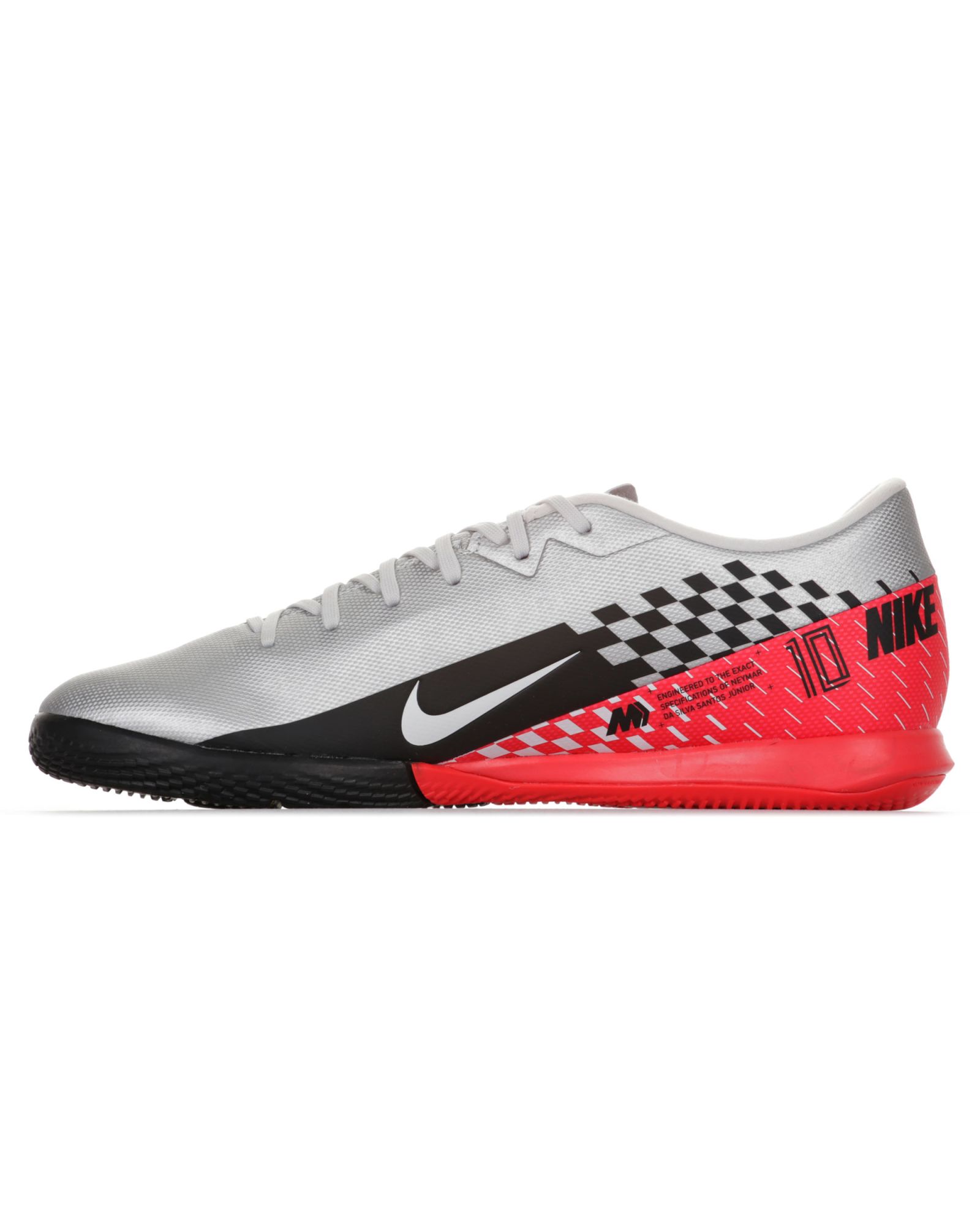 Zapatillas de Fútbol Sala Mercurial Vapor 13 Academy NJR IC Plata Rojo - Fútbol Factory