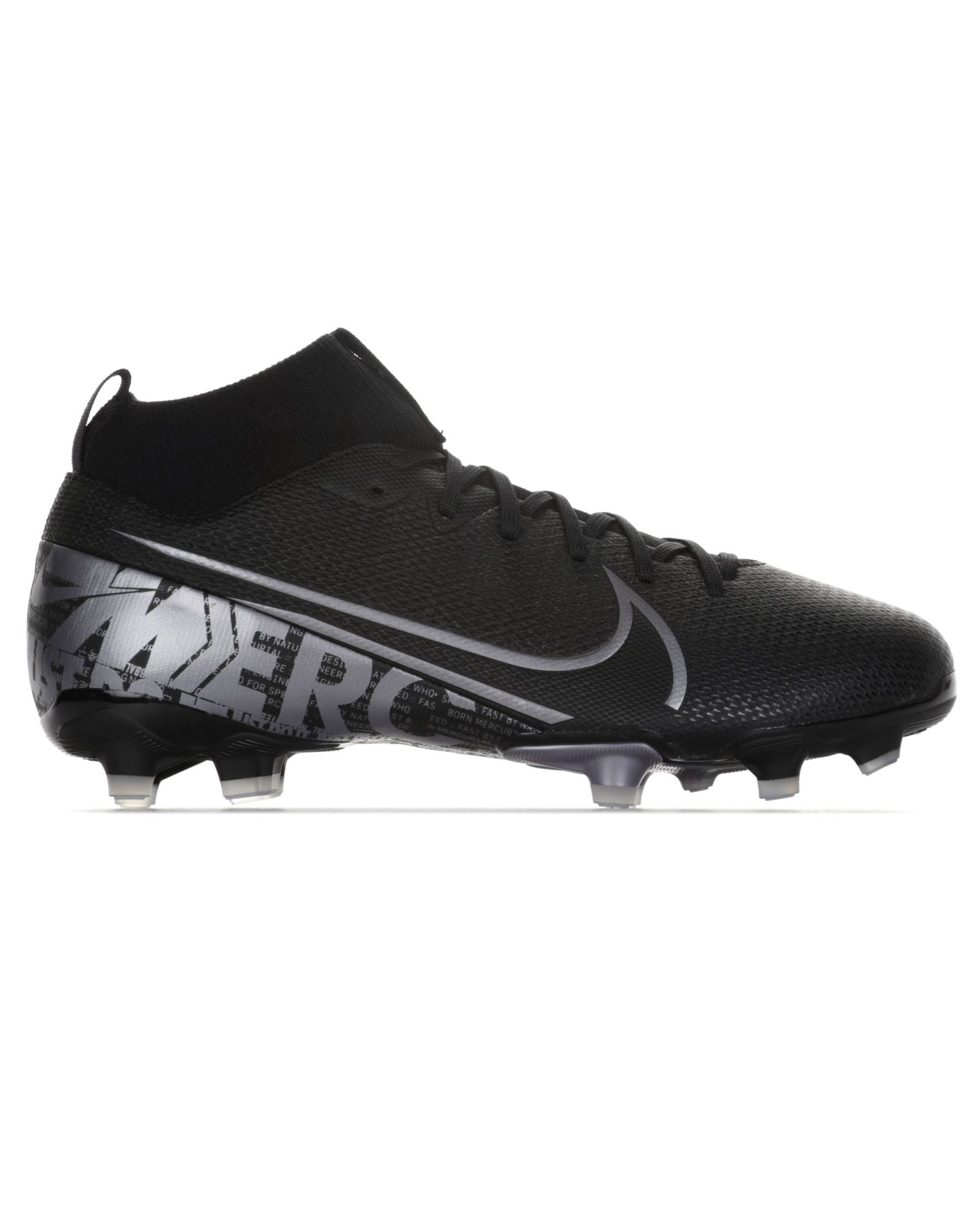 Botas de Fútbol Mercurial Superfly 7 Academy FG/MG Junior Negro - Fútbol Factory