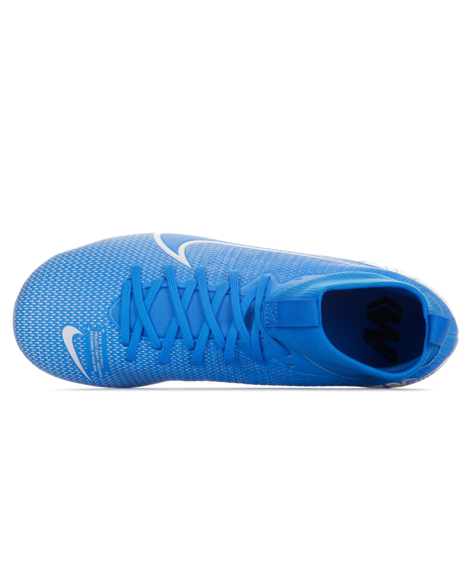 Botas de Fútbol Mercurial Superfly 7 Academy AG Junior Azul - Fútbol Factory