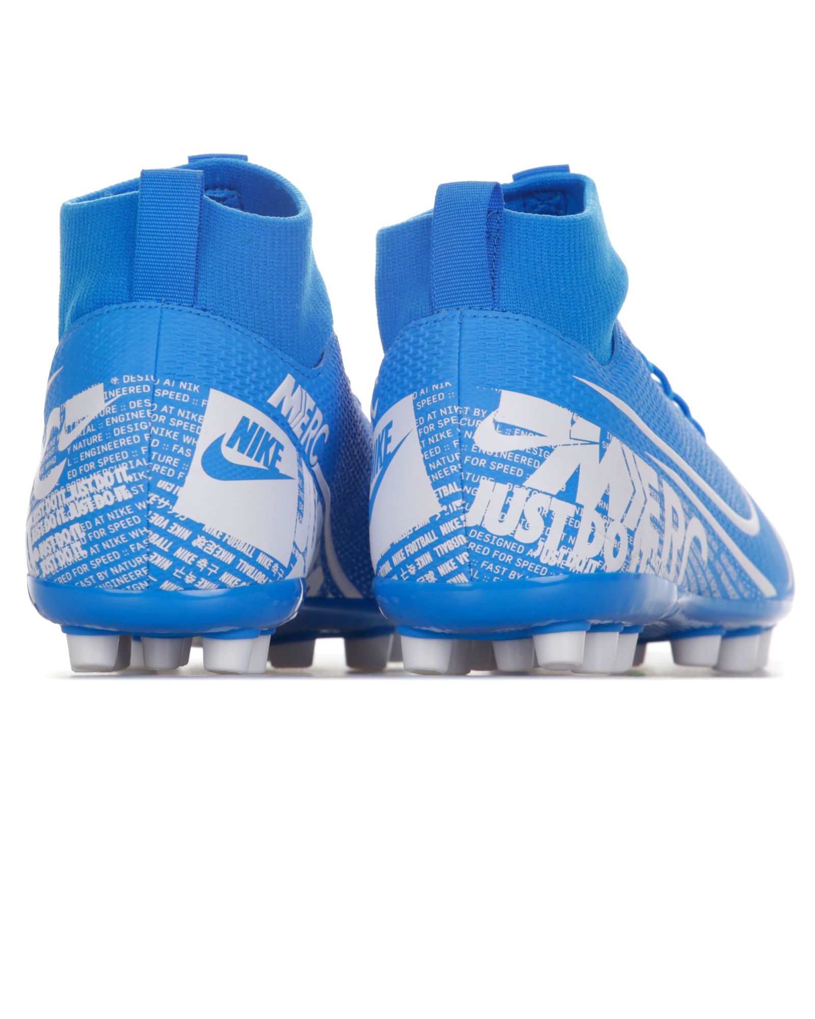 Botas de Fútbol Mercurial Superfly 7 Academy AG Junior Azul - Fútbol Factory