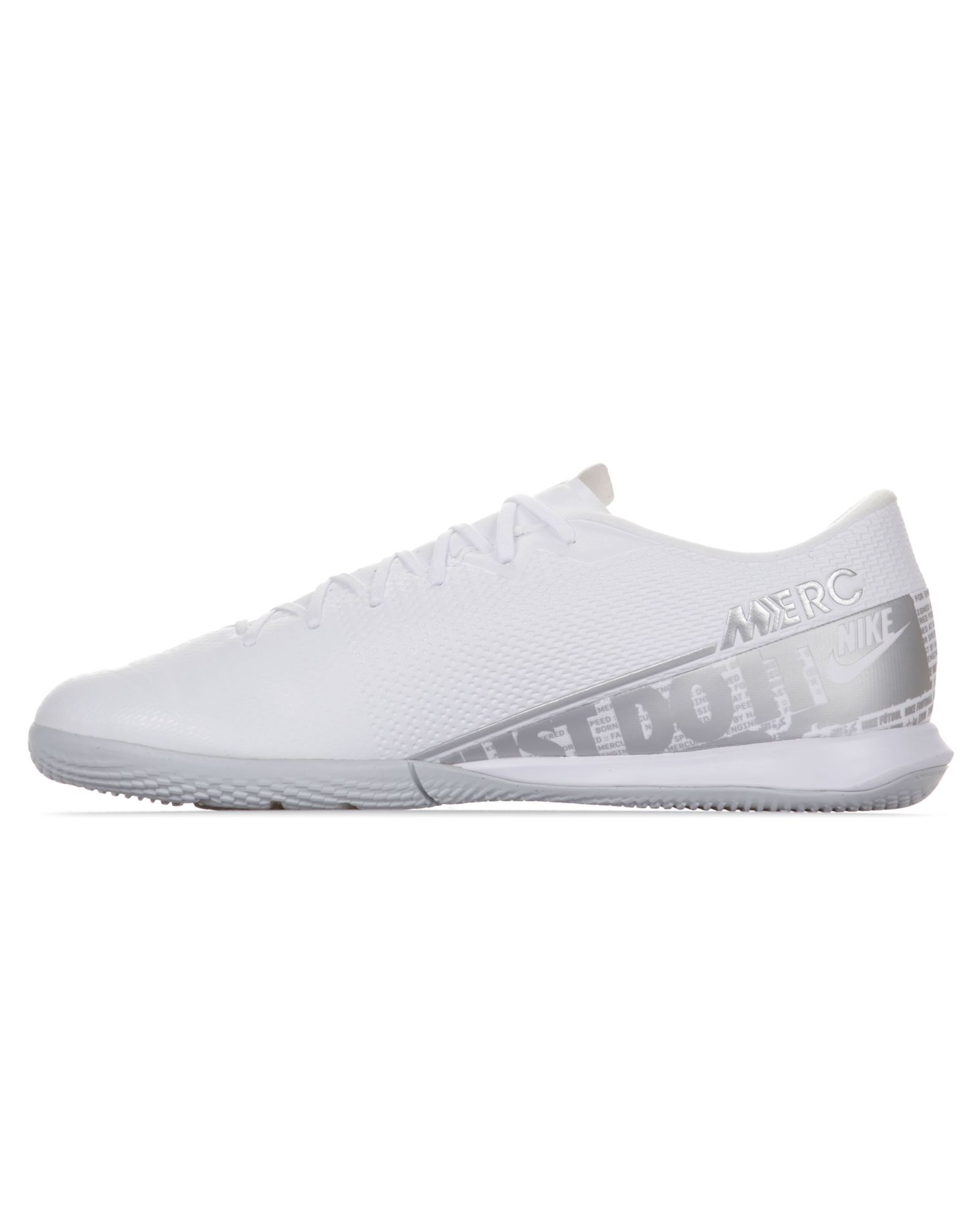 Zapatillas de Fútbol Sala Mercurial Vapor 13 Academy IC Blanco Plata - Fútbol Factory