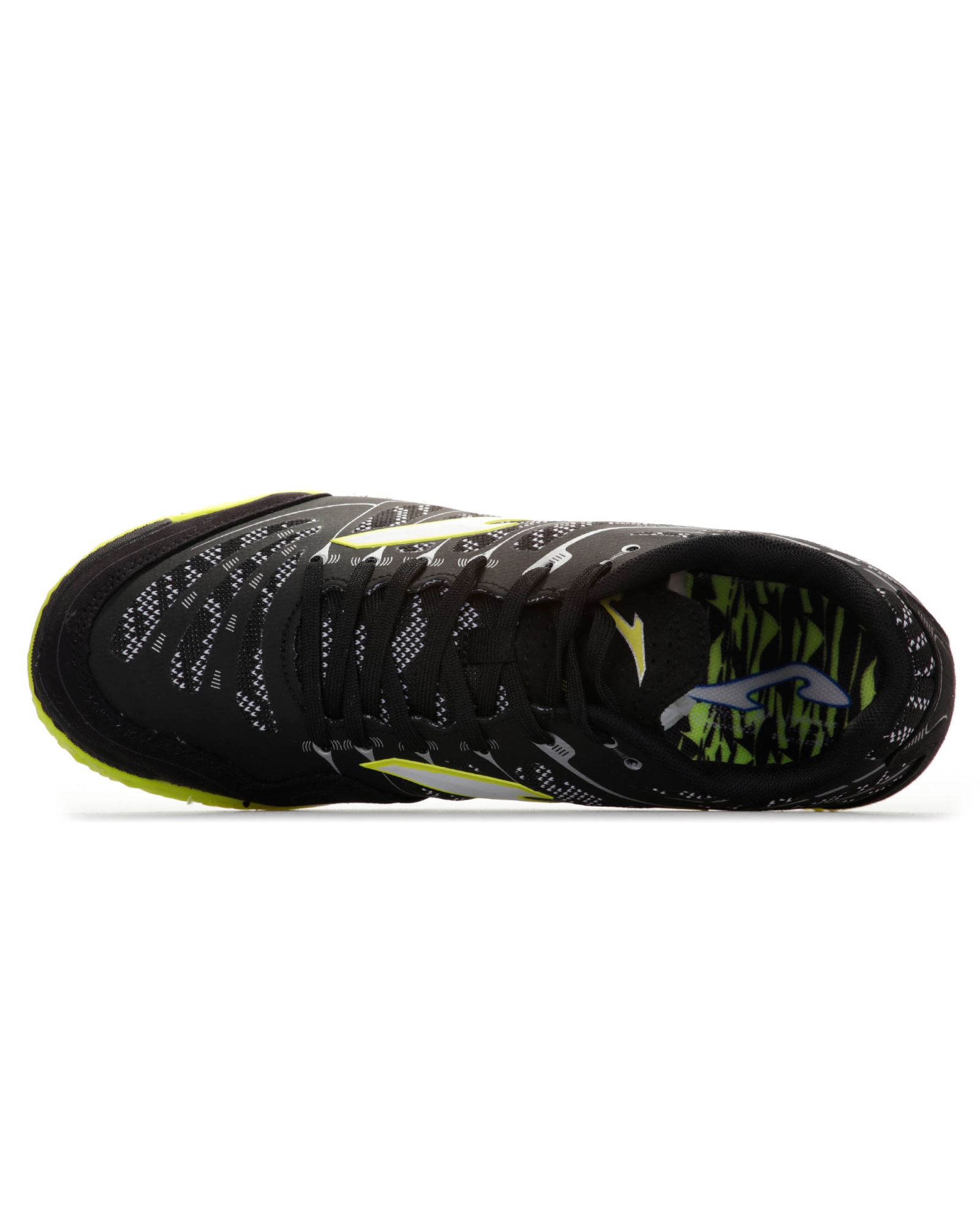 Zapatillas de Fútbol Sala Super Regate Negro Fluor - Fútbol Factory