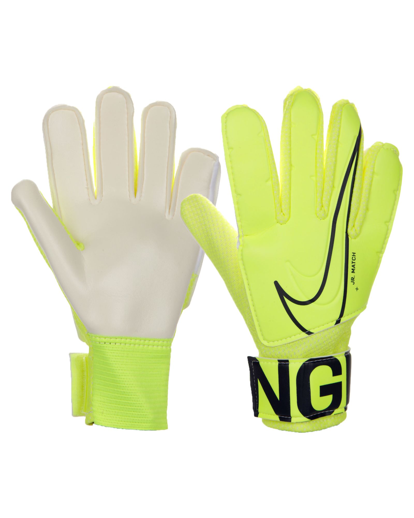 Guantes Goalkeeper Match Junior Amarillo Fluor - Fútbol Factory