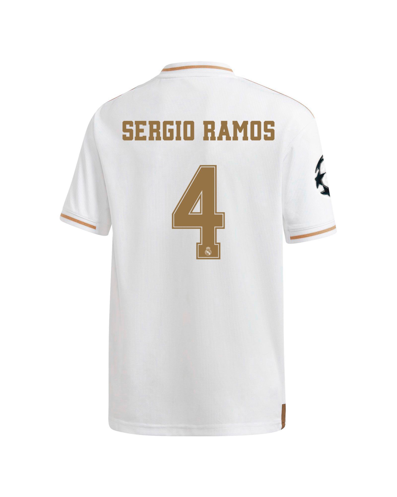 Camiseta 1ª Real Madrid 2019/2020 UCL Junior Sergio Ramos - Fútbol Factory