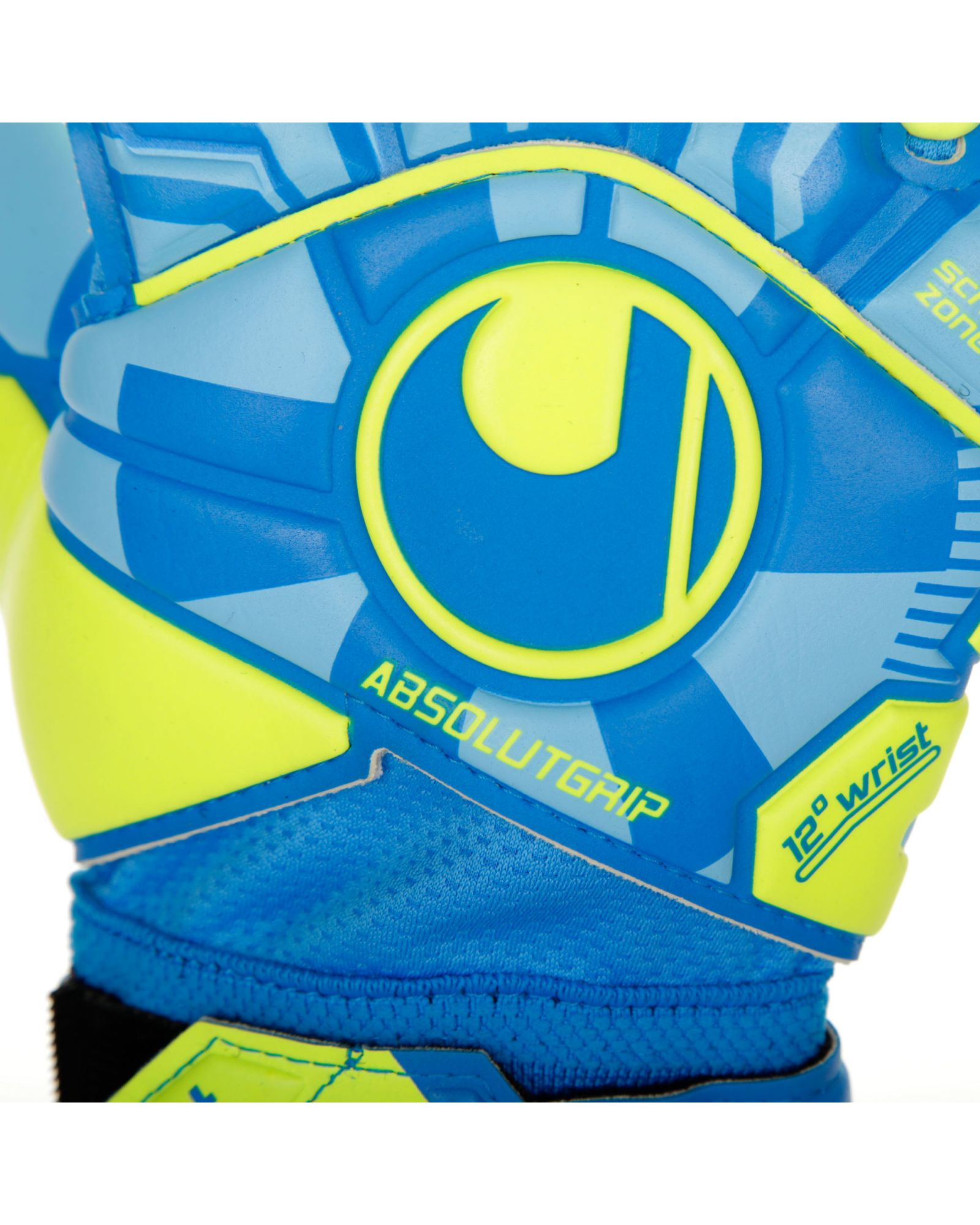 Guantes Radar Control AbsoluteGrip HN Azul Verde - Fútbol Factory