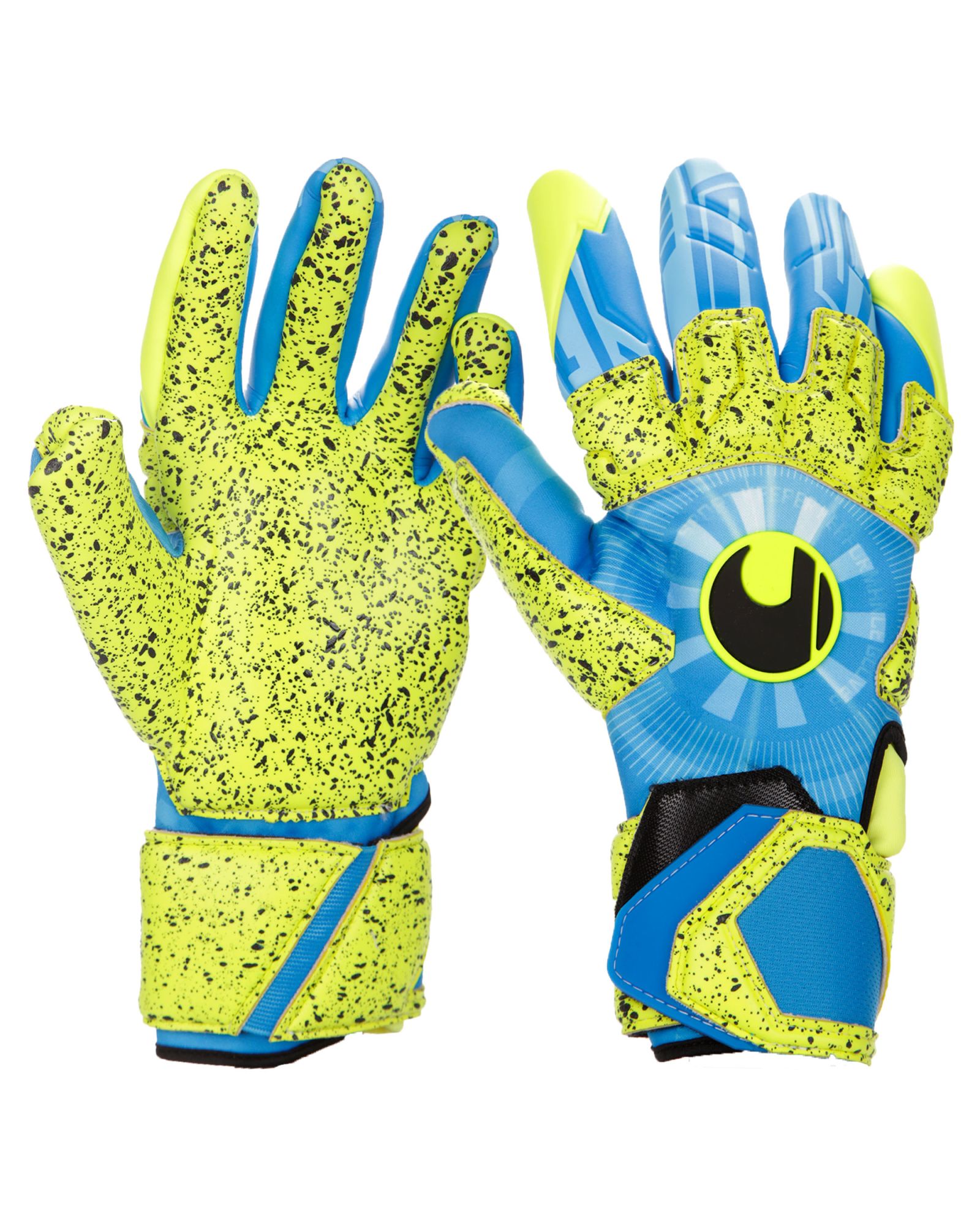 Guantes Radar Control Supergrip Reflex Azul Verde - Fútbol Factory