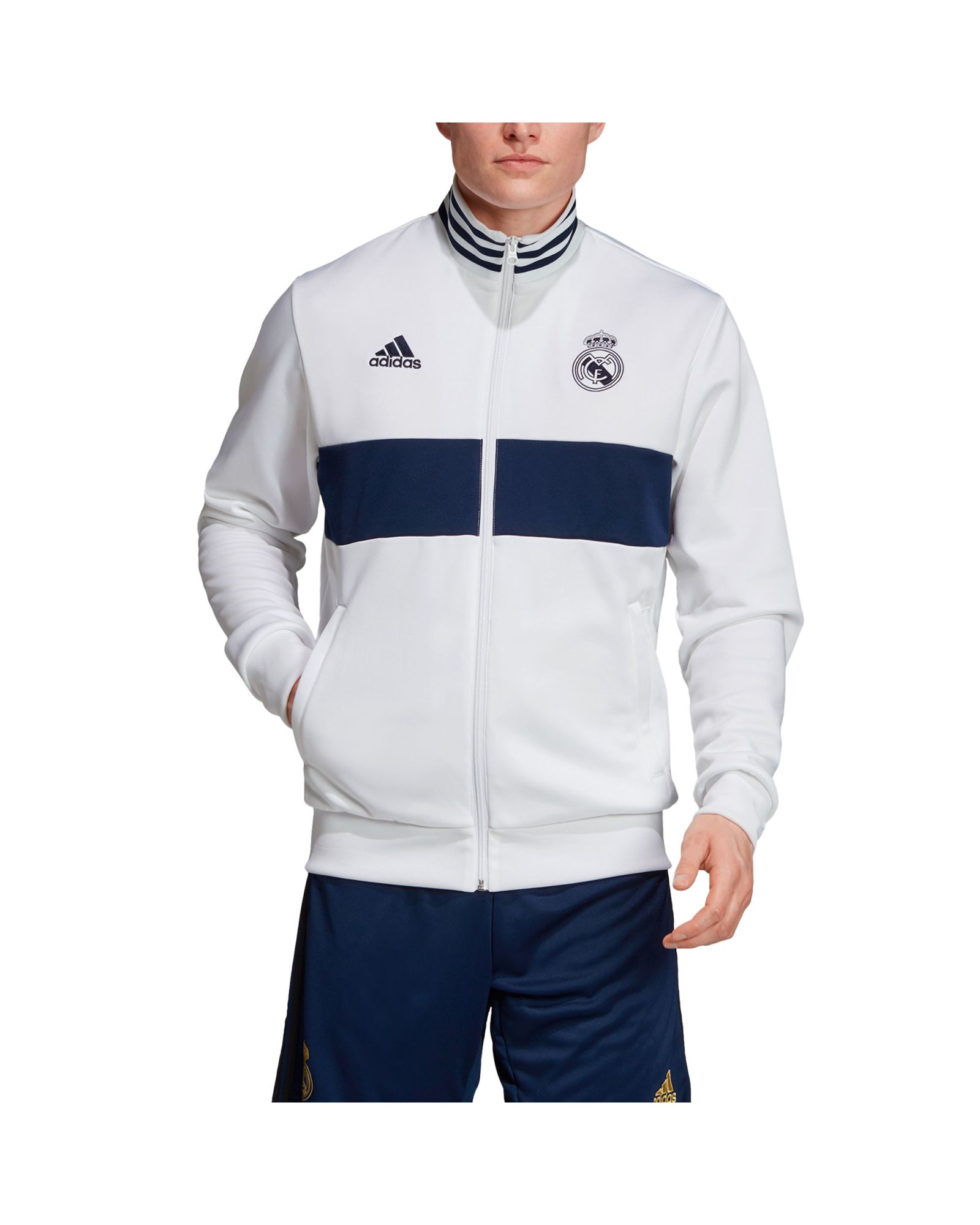 Chaqueta de Paseo Real Madrid 2019/2020 Blanco - Fútbol Factory