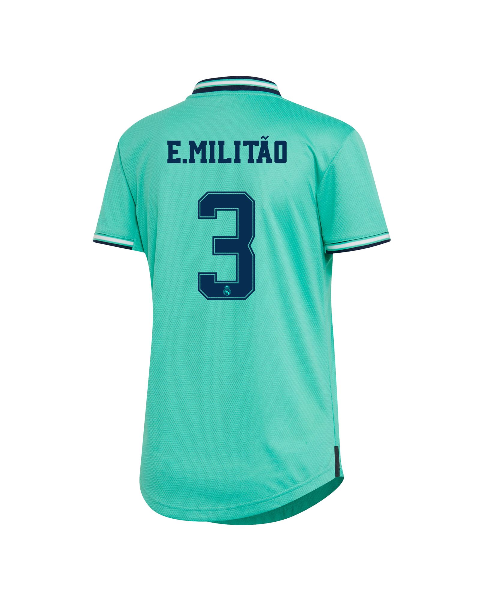 Camiseta 3ª Real Madrid 2019/2020 Mujer Verde E. Militao - Fútbol Factory