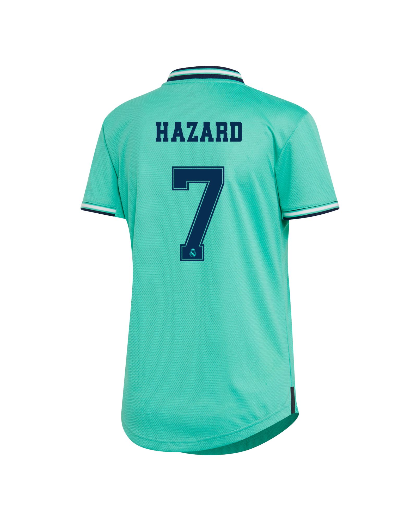 Camiseta 3ª Real Madrid 2019/2020 Mujer Verde Hazard - Fútbol Factory